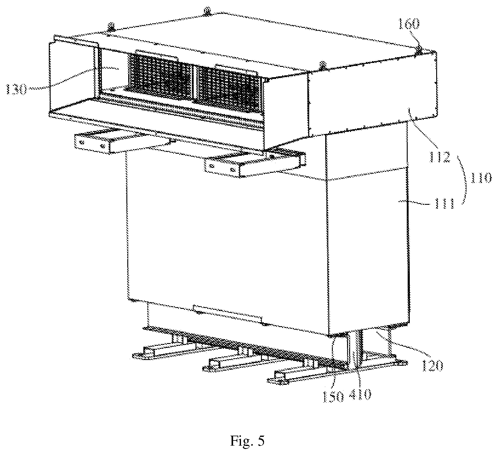 Patent US12108579 Figure 4 – Container type frequency conversion pry