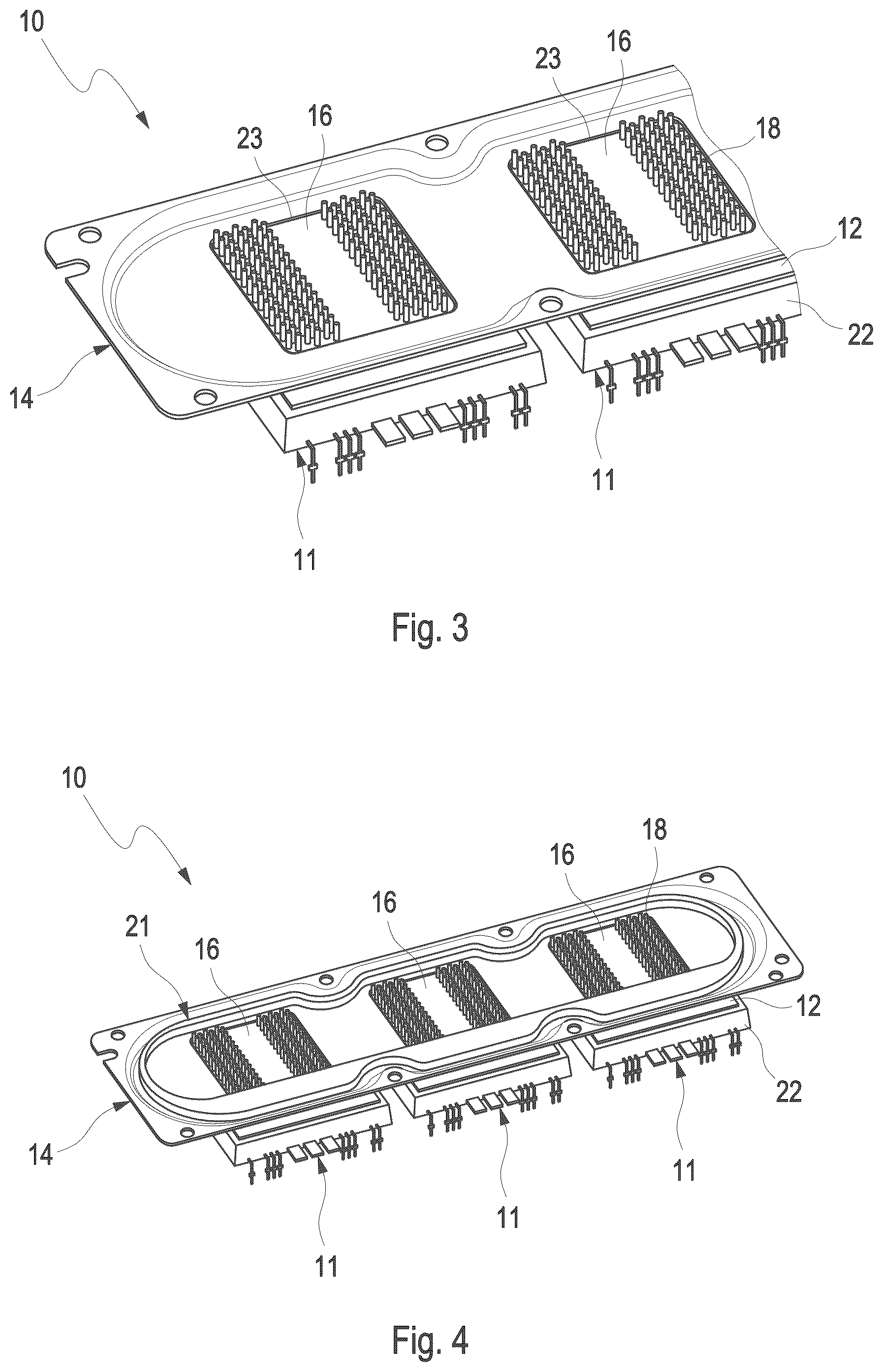 Patent US12108580 Figure 3 – Direct cooling of a power converter by using a stamped plate