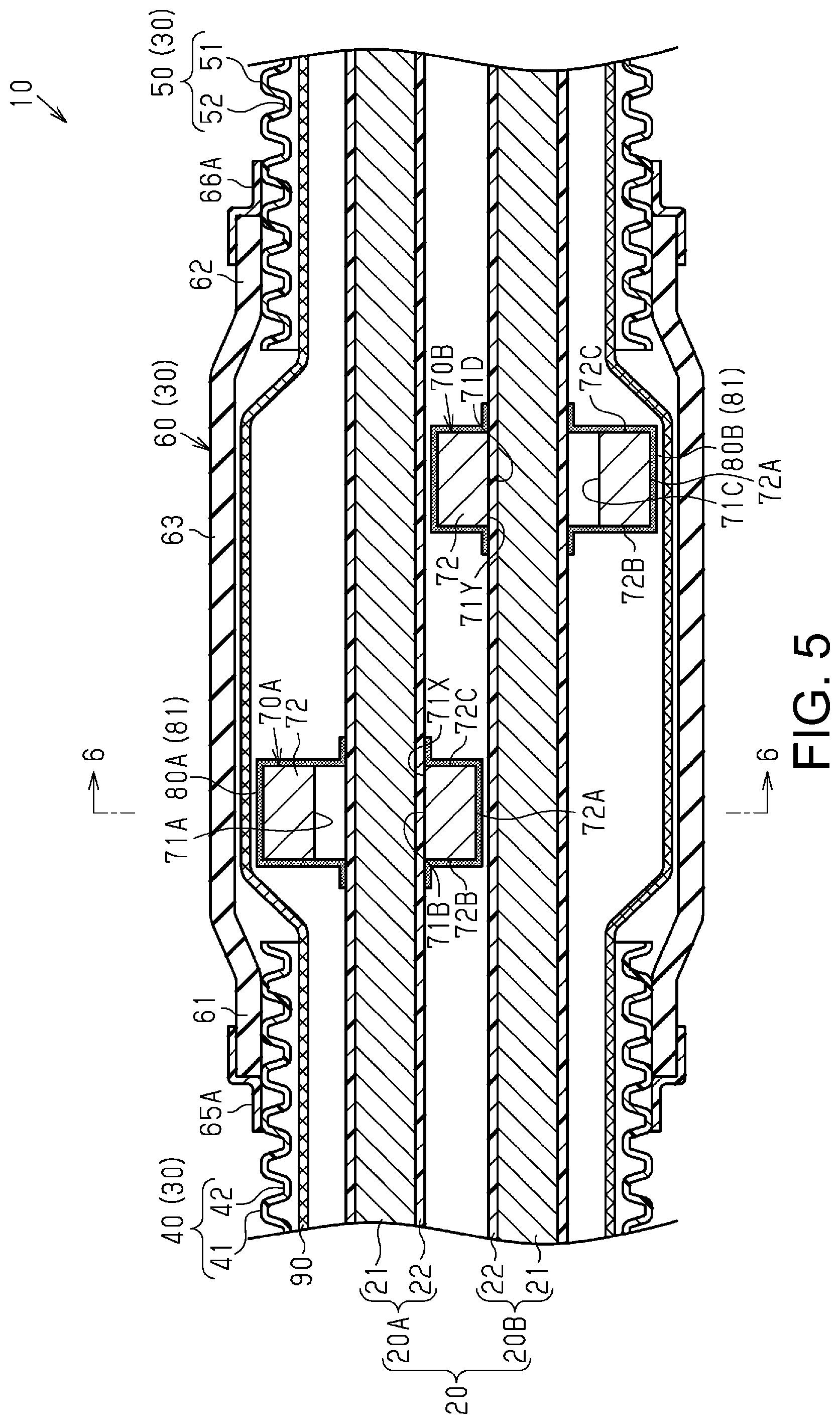 Patent US12108584 Figure 4 – Wire harness