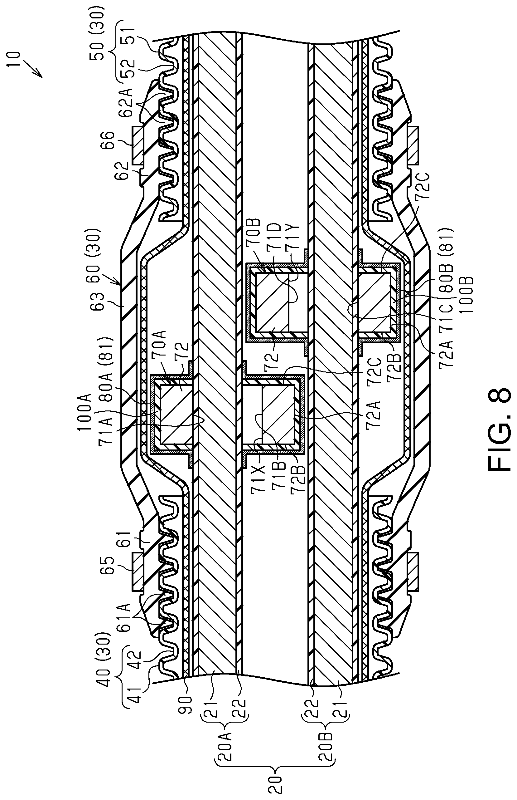 Patent US12108584 Figure 6 – Wire harness