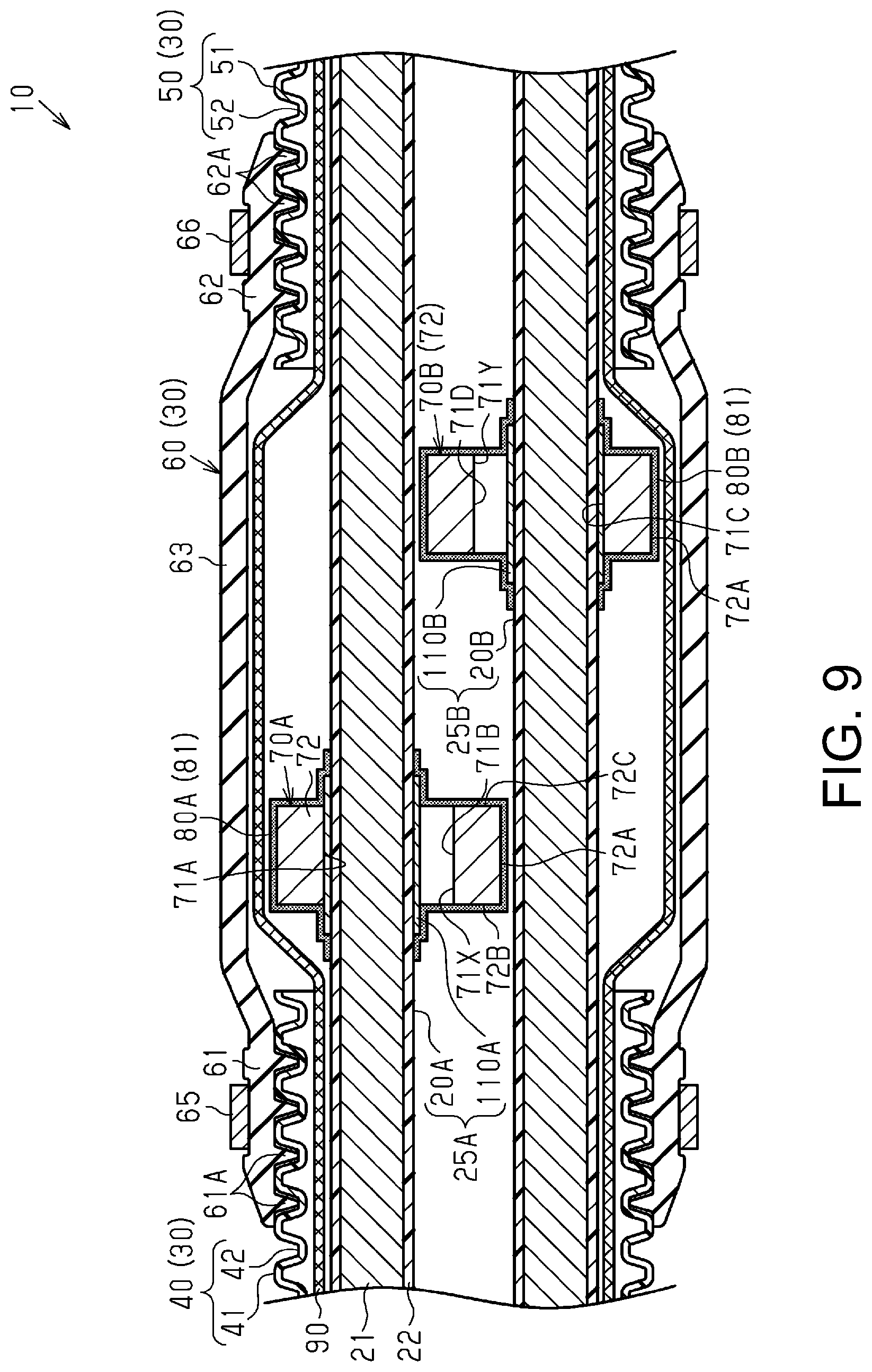 Patent US12108584 Figure 7 – Wire harness
