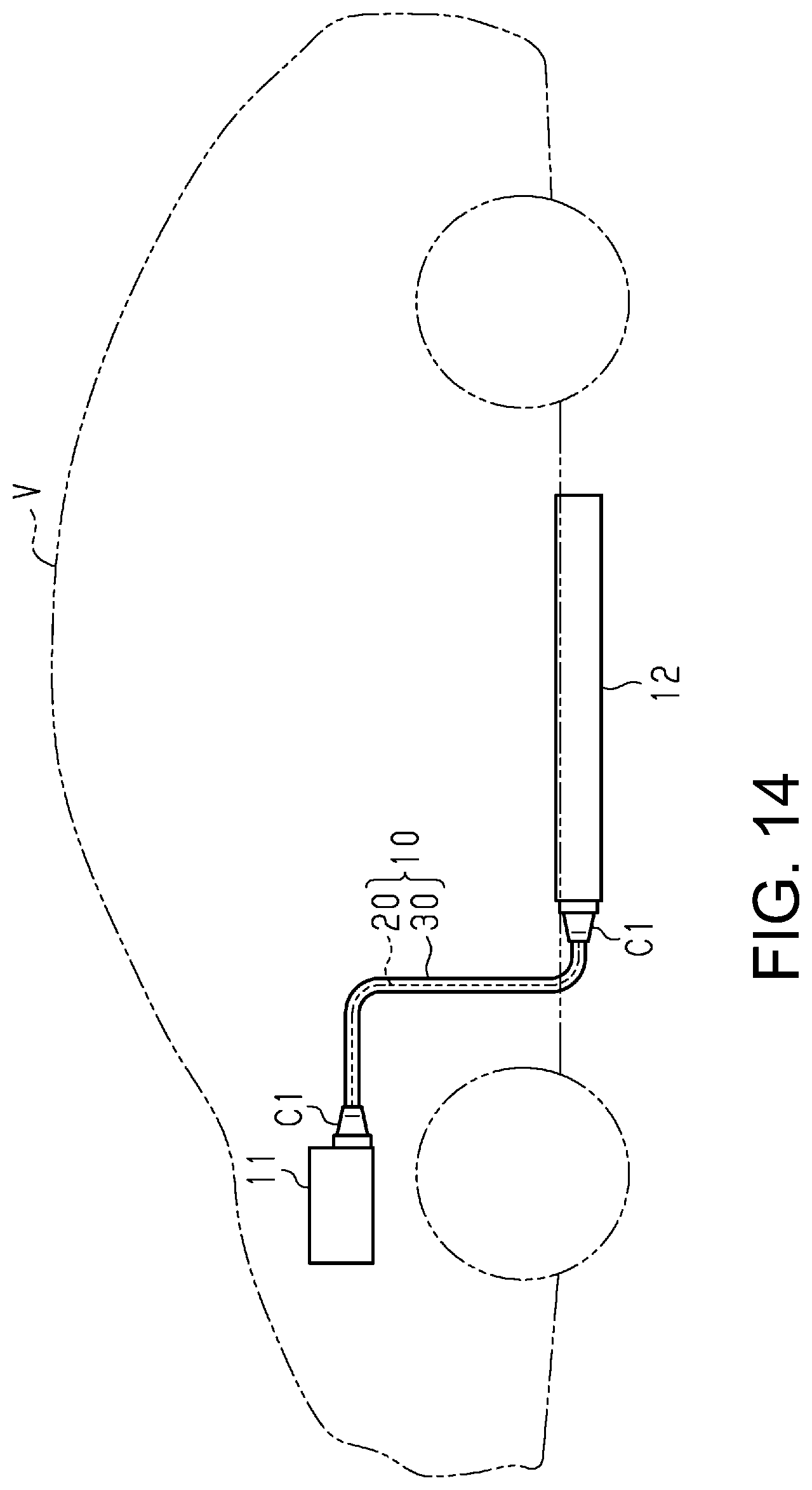 Patent US12108584 Figure 11 – Wire harness