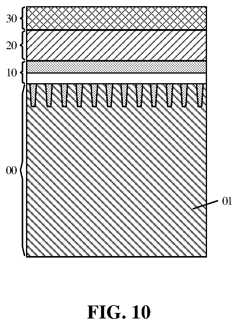 Patent US12108593 Figure 13 – Method for preparing semiconductor structure using a first mask comprises a groove
