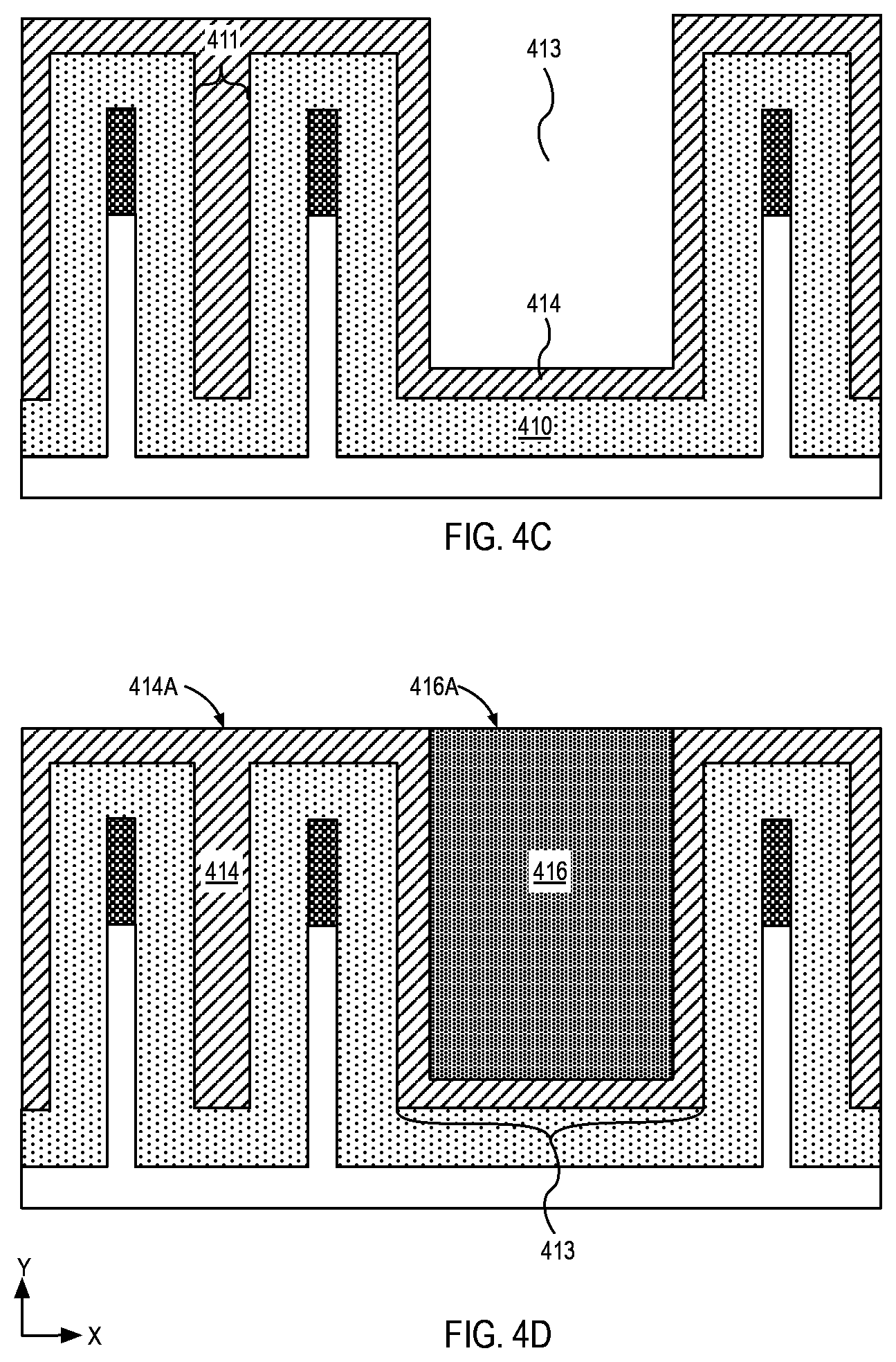 Patent US12108595 Figure 7 – Integrated fuse in self-aligned gate endcap for FinFET architectures and methods of fabrication