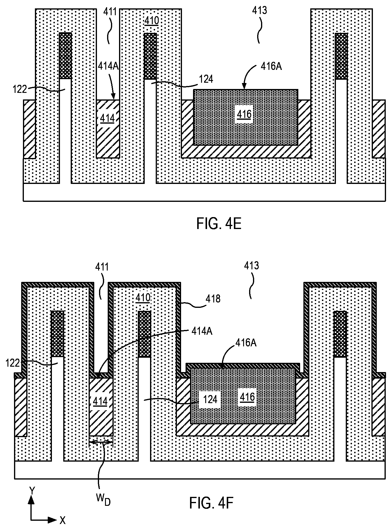 Patent US12108595 Figure 8 – Integrated fuse in self-aligned gate endcap for FinFET architectures and methods of fabrication