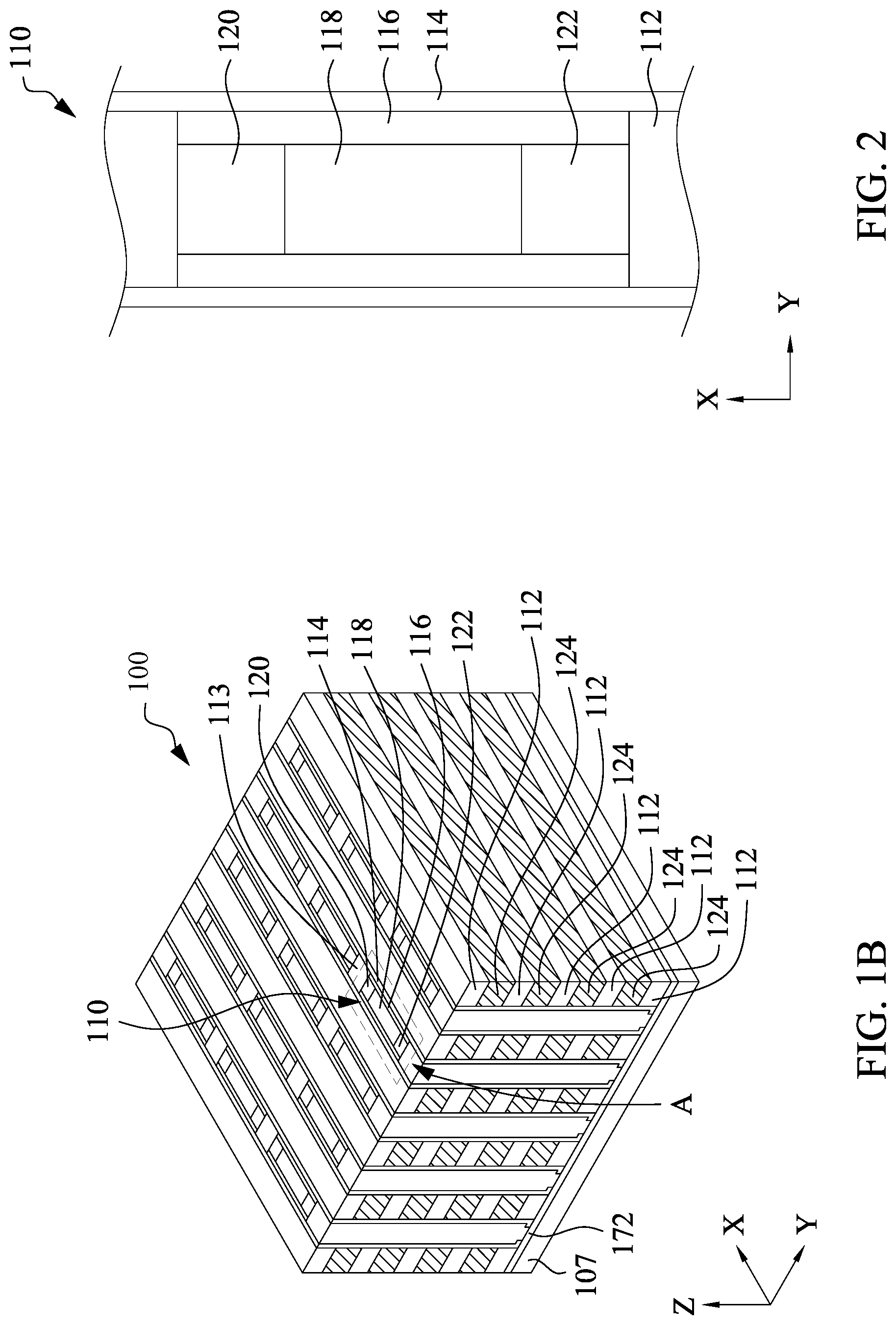 Patent US12108596 Figure 2 – Semiconductor memory devices having cup shaped vias