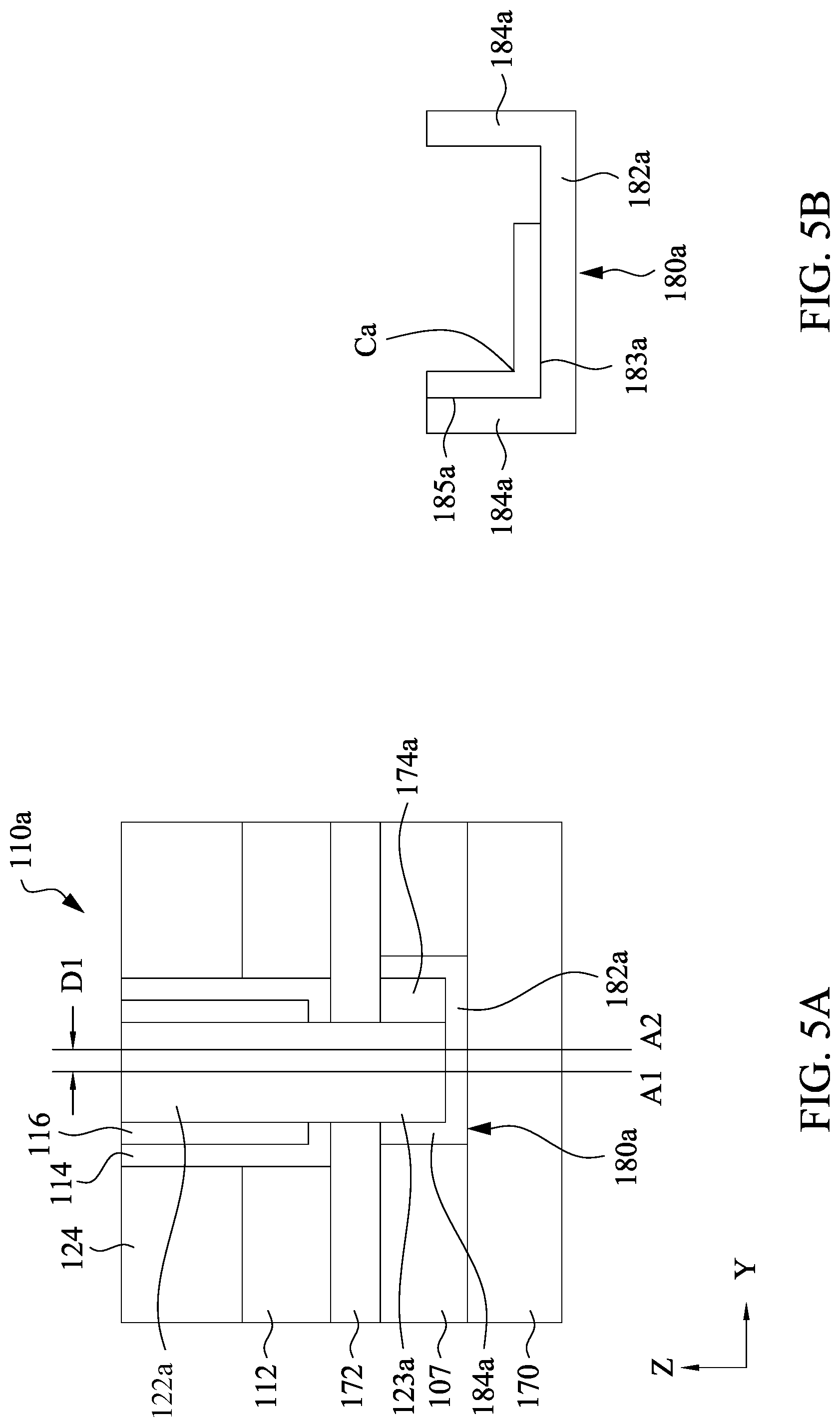 Patent US12108596 Figure 4 – Semiconductor memory devices having cup shaped vias