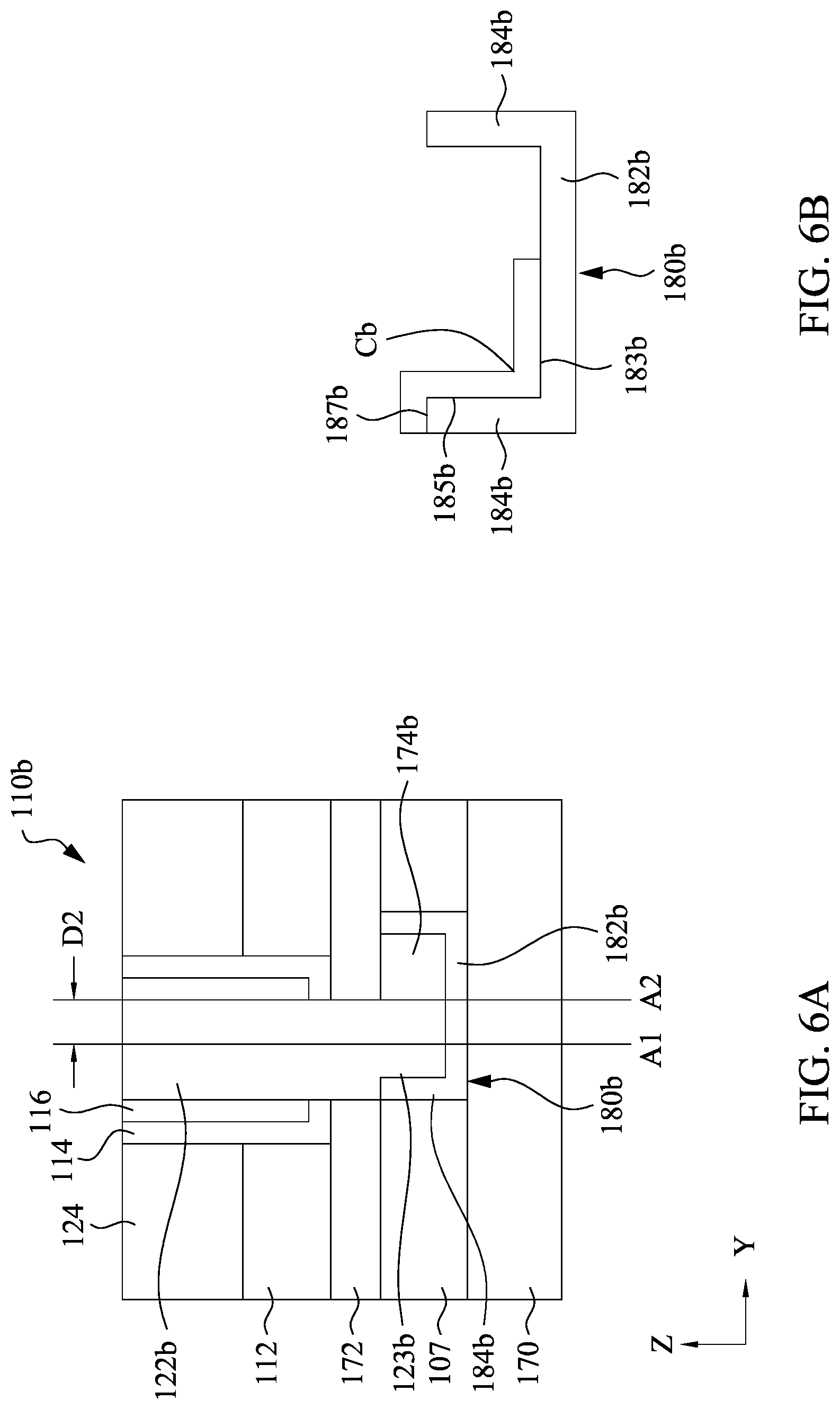 Patent US12108596 Figure 5 – Semiconductor memory devices having cup shaped vias