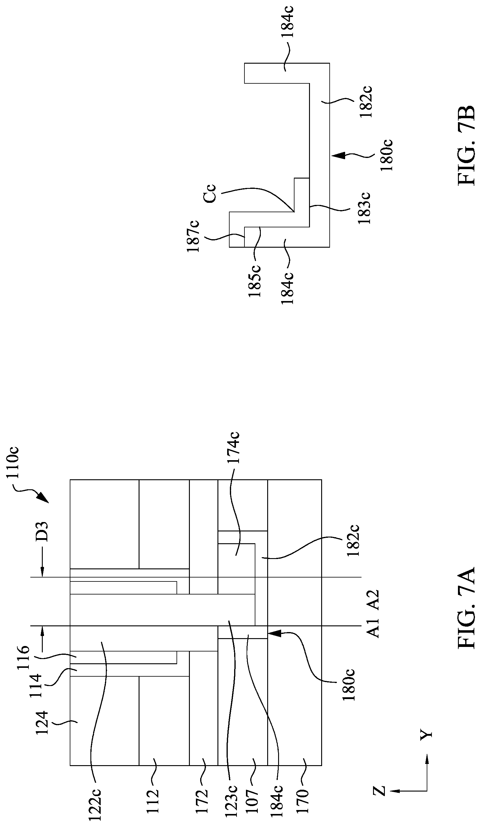 Patent US12108596 Figure 6 – Semiconductor memory devices having cup shaped vias