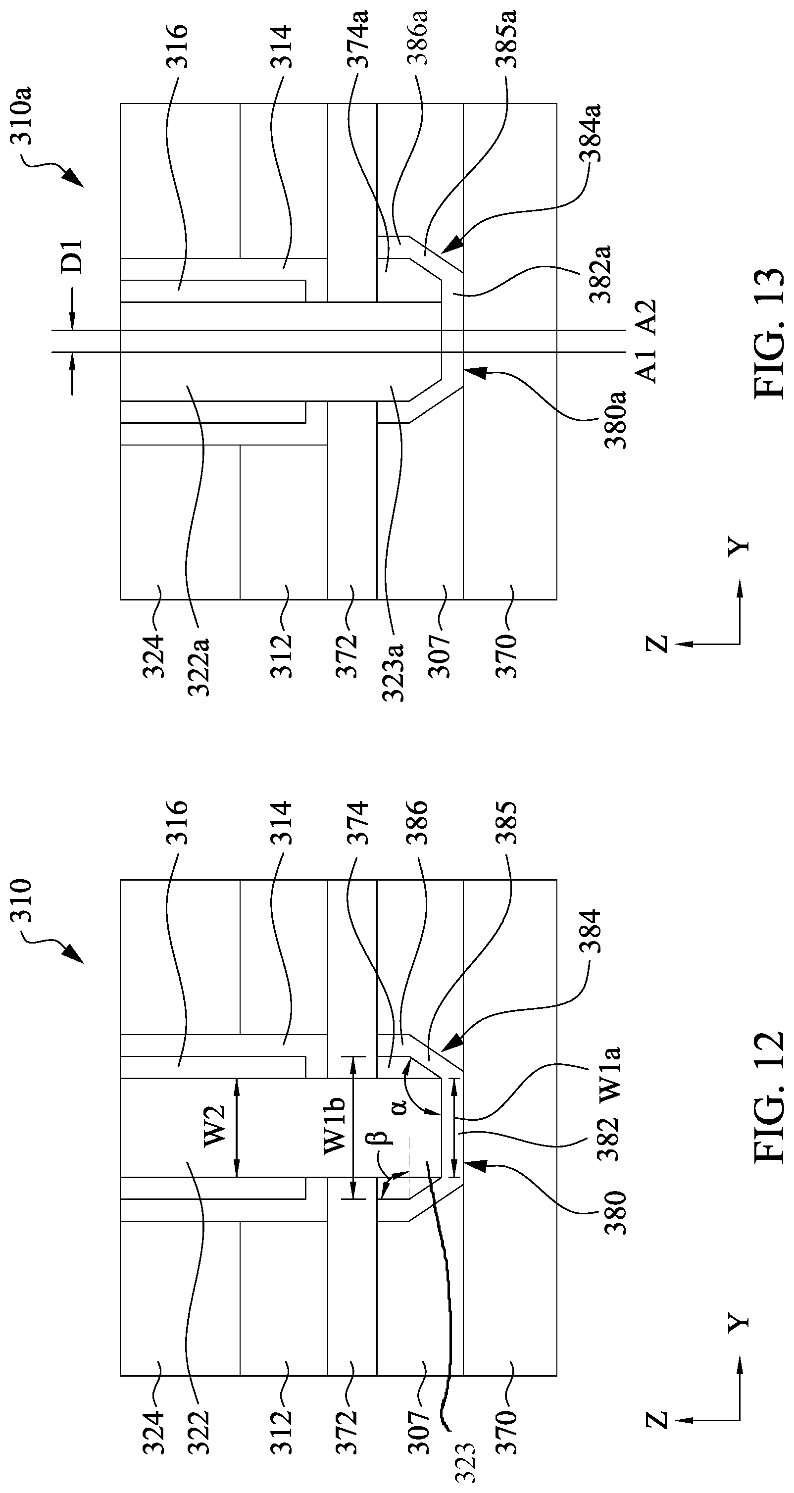 Patent US12108596 Figure 9 – Semiconductor memory devices having cup shaped vias