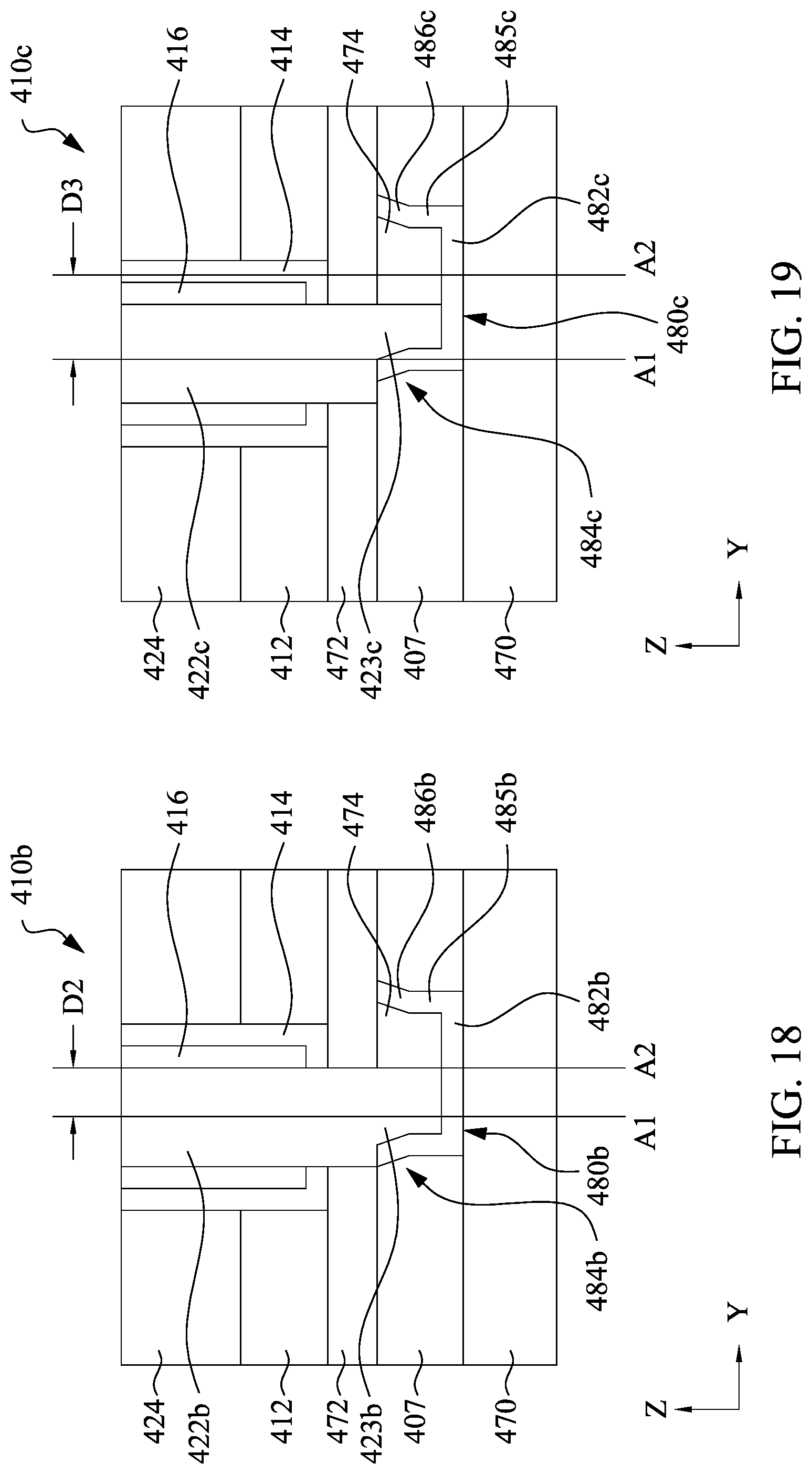 Patent US12108596 Figure 12 – Semiconductor memory devices having cup shaped vias