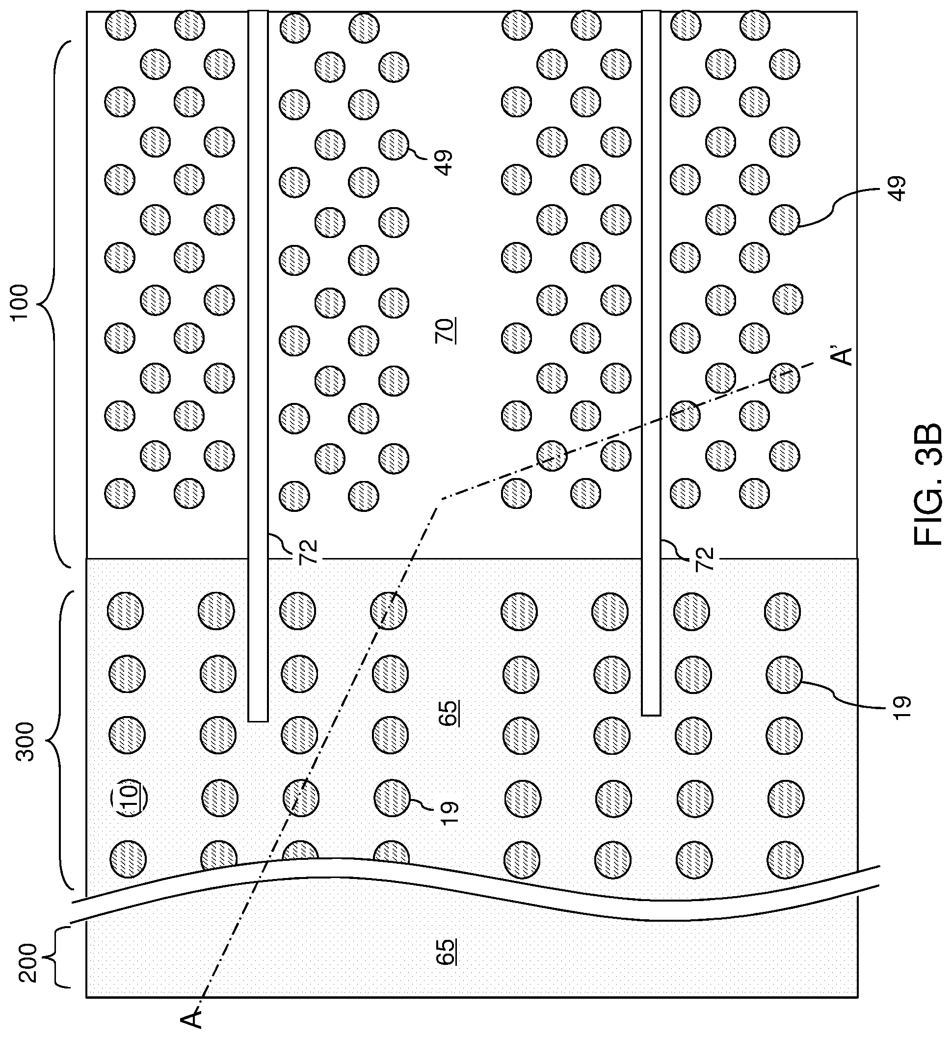 Patent US12108597 Figure 4 – Three-dimensional memory device containing a pillar contact between channel and source and methods of making the same