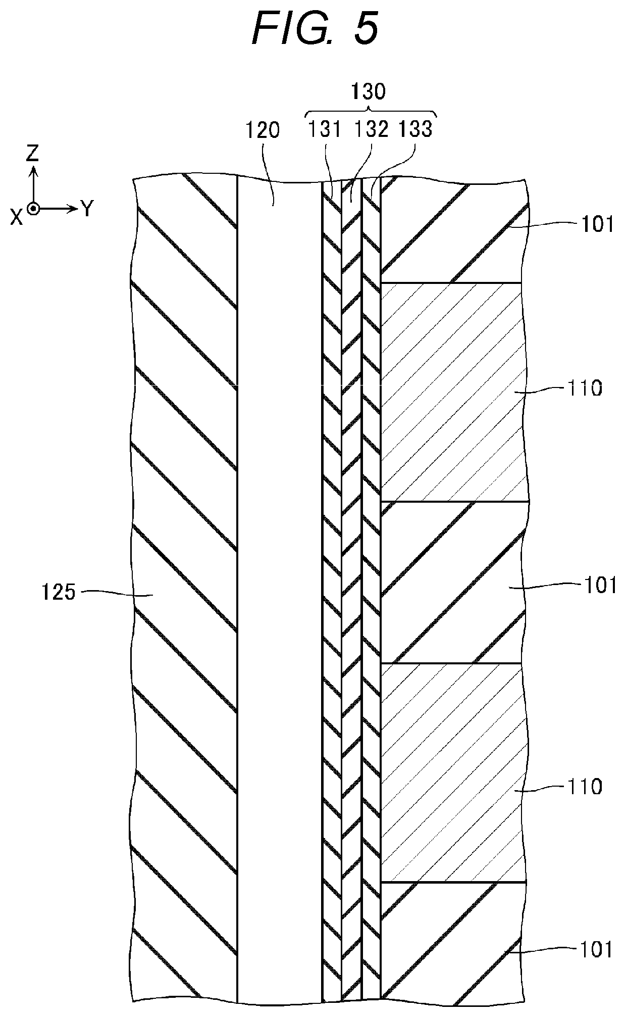 Patent US12108598 Figure 4 – Semiconductor storage device with pillar
