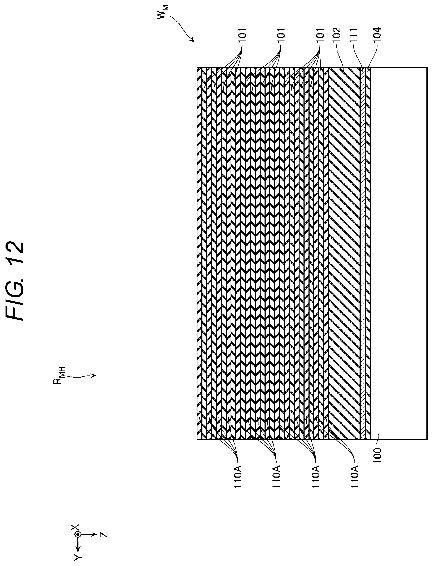 Patent US12108598 Figure 10 – Semiconductor storage device with pillar