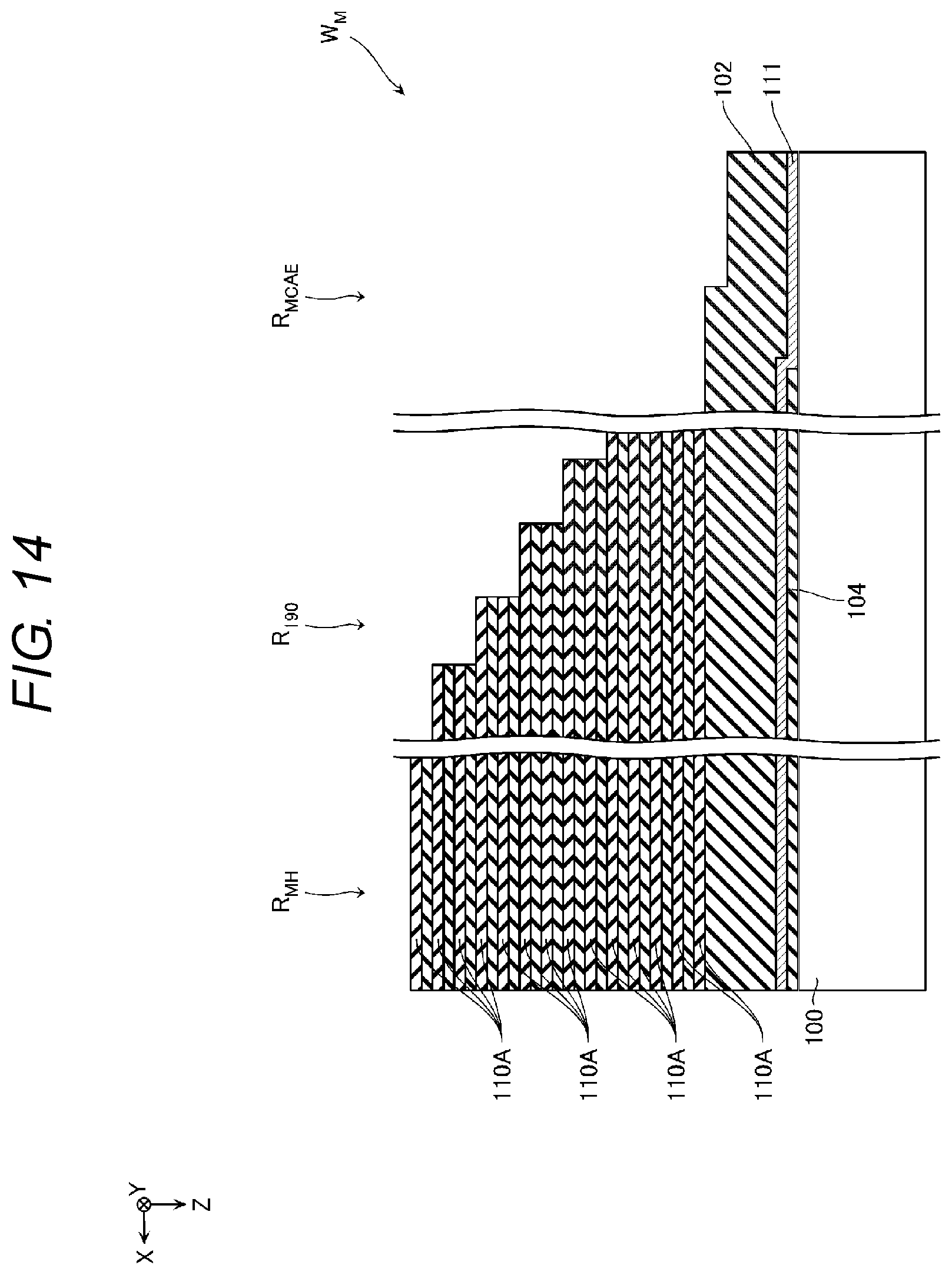 Patent US12108598 Figure 12 – Semiconductor storage device with pillar