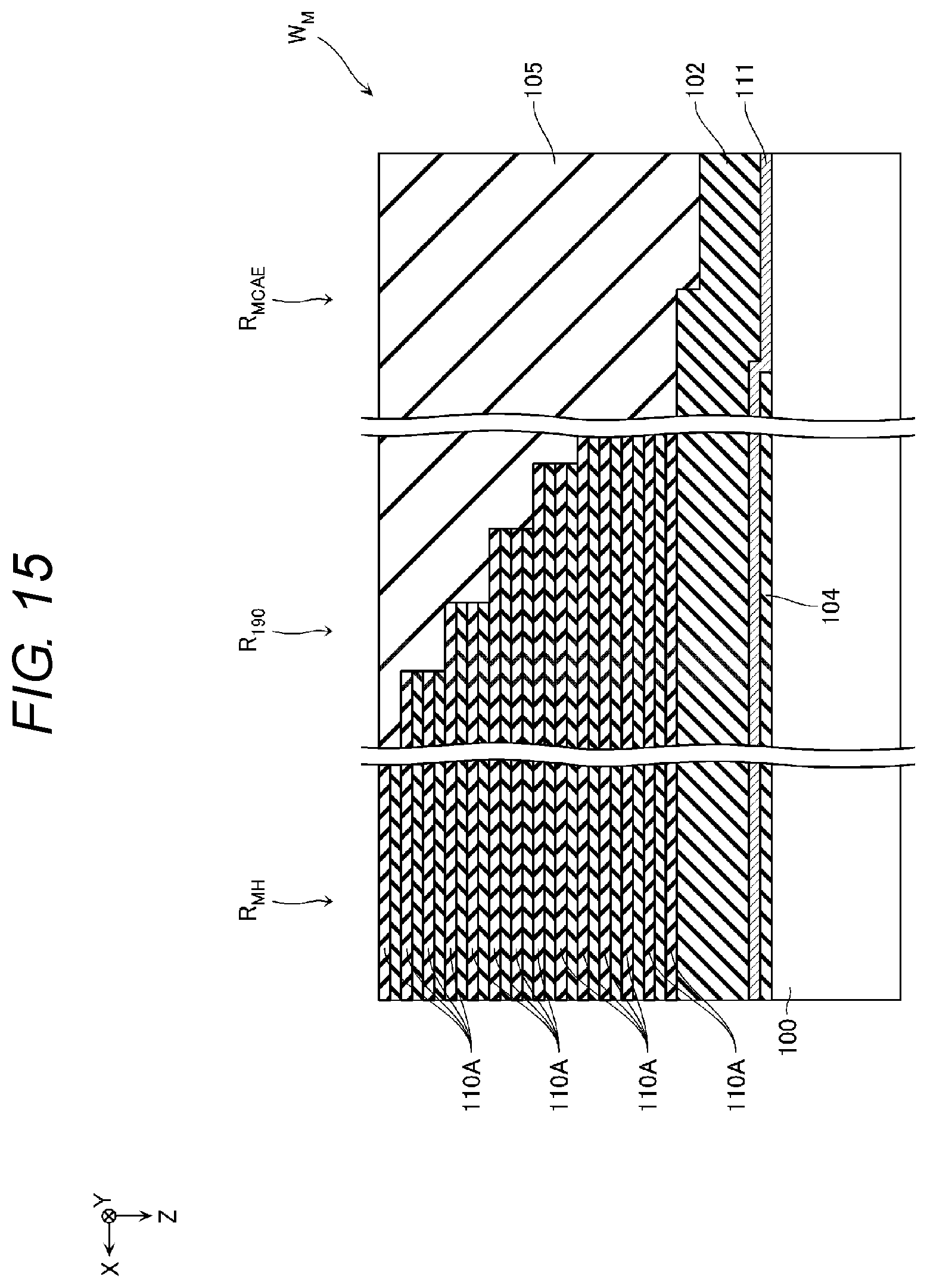 Patent US12108598 Figure 13 – Semiconductor storage device with pillar