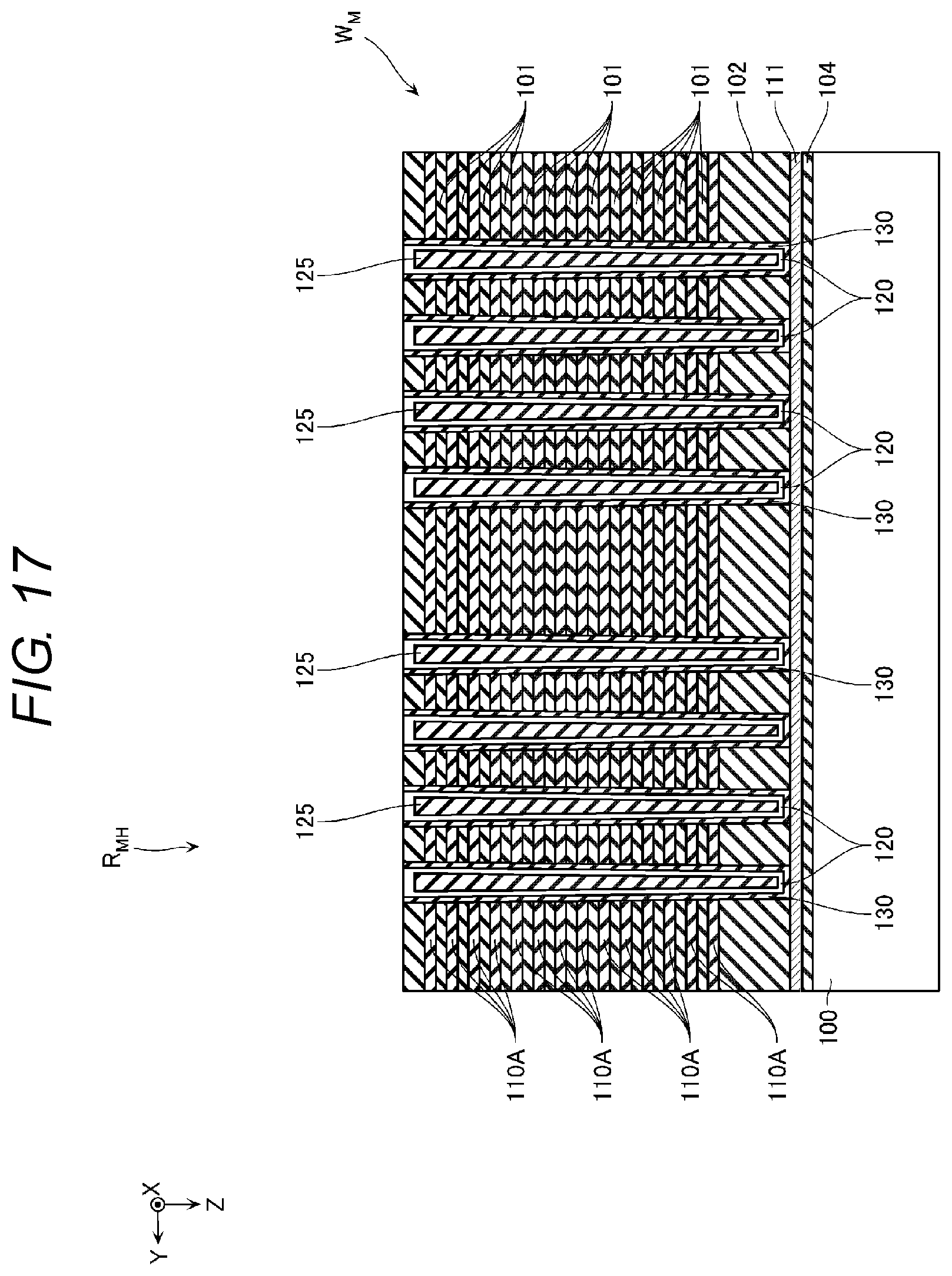 Patent US12108598 Figure 15 – Semiconductor storage device with pillar