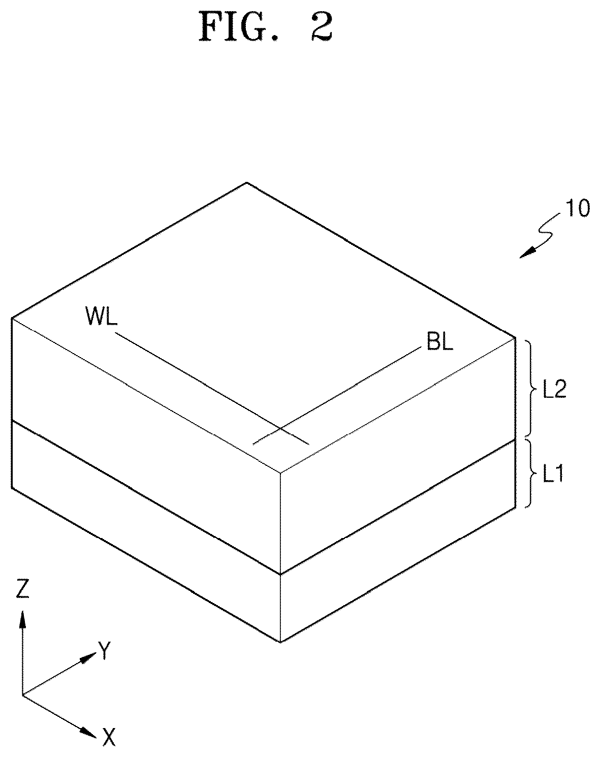 Patent US12108599 Figure 2 – Semiconductor memory device and a method of manufacturing the same