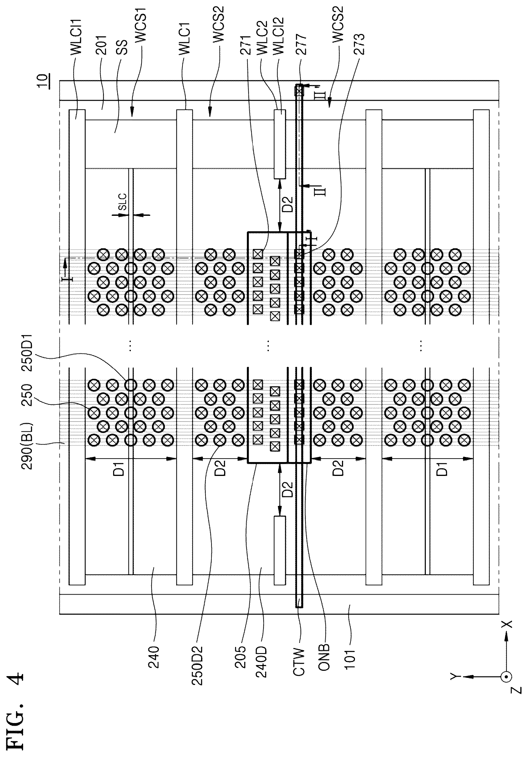 Patent US12108599 Figure 4 – Semiconductor memory device and a method of manufacturing the same