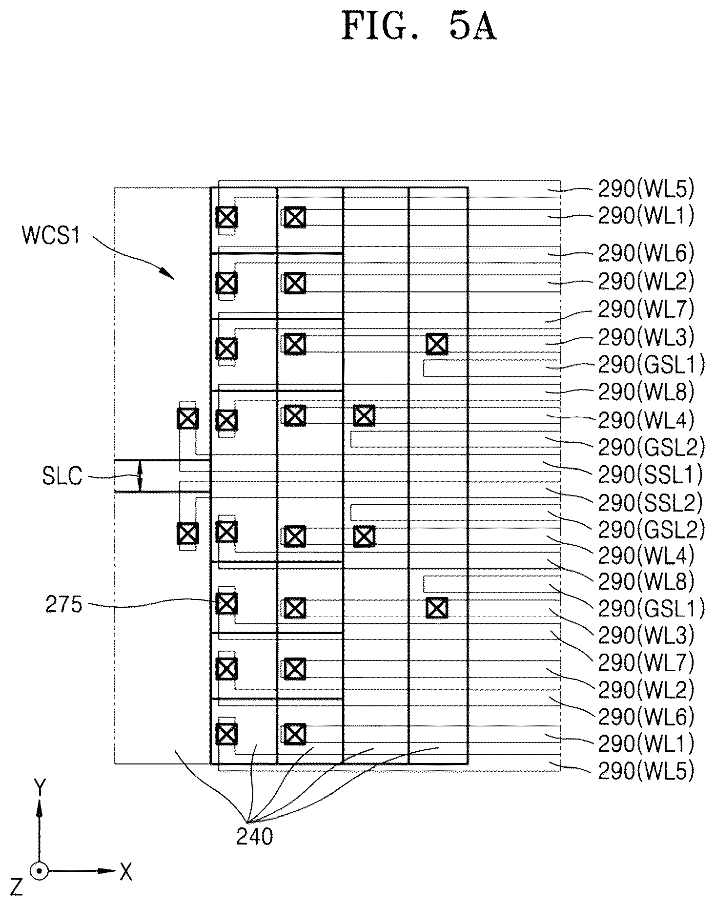Patent US12108599 Figure 5 – Semiconductor memory device and a method of manufacturing the same