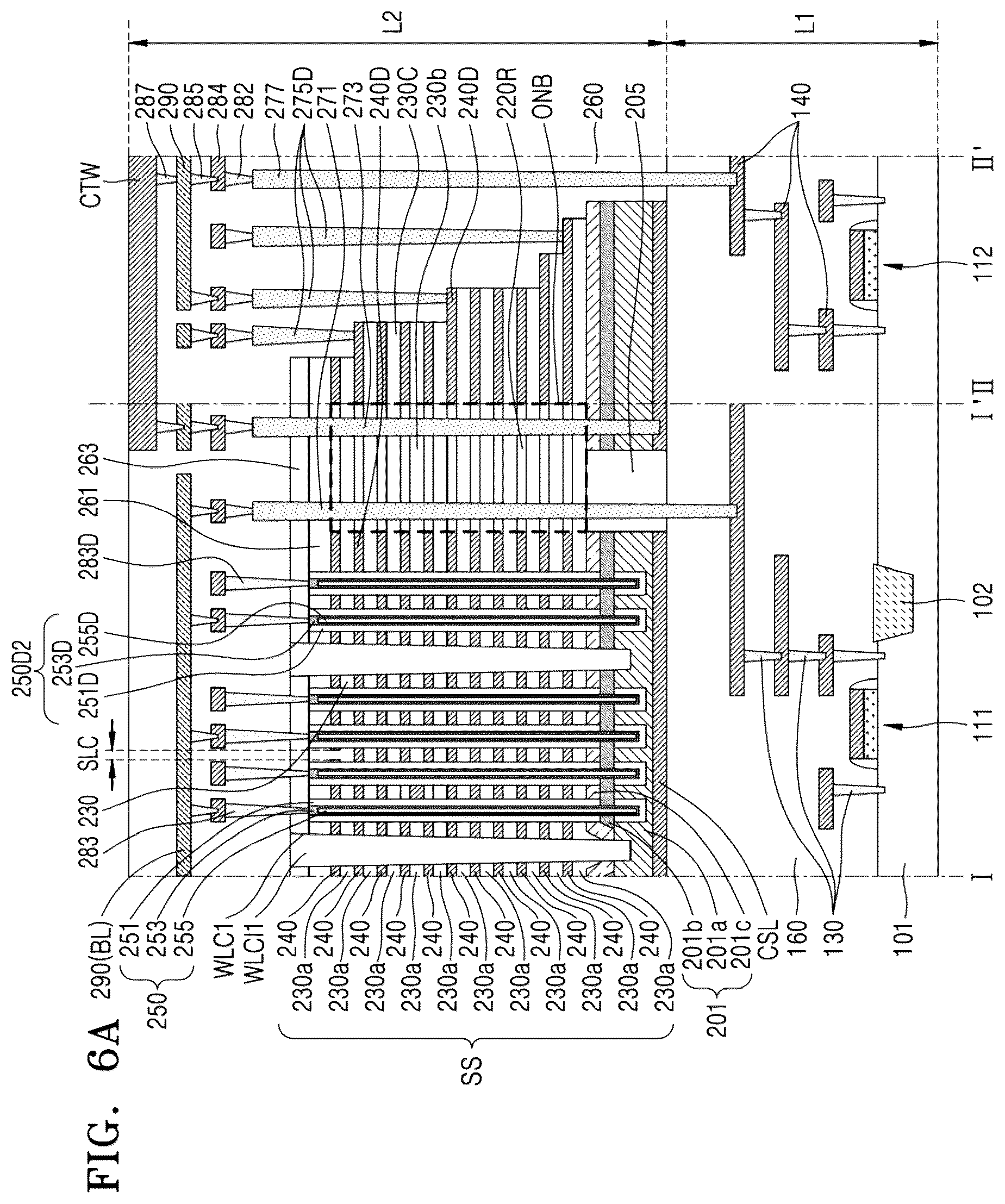 Patent US12108599 Figure 7 – Semiconductor memory device and a method of manufacturing the same