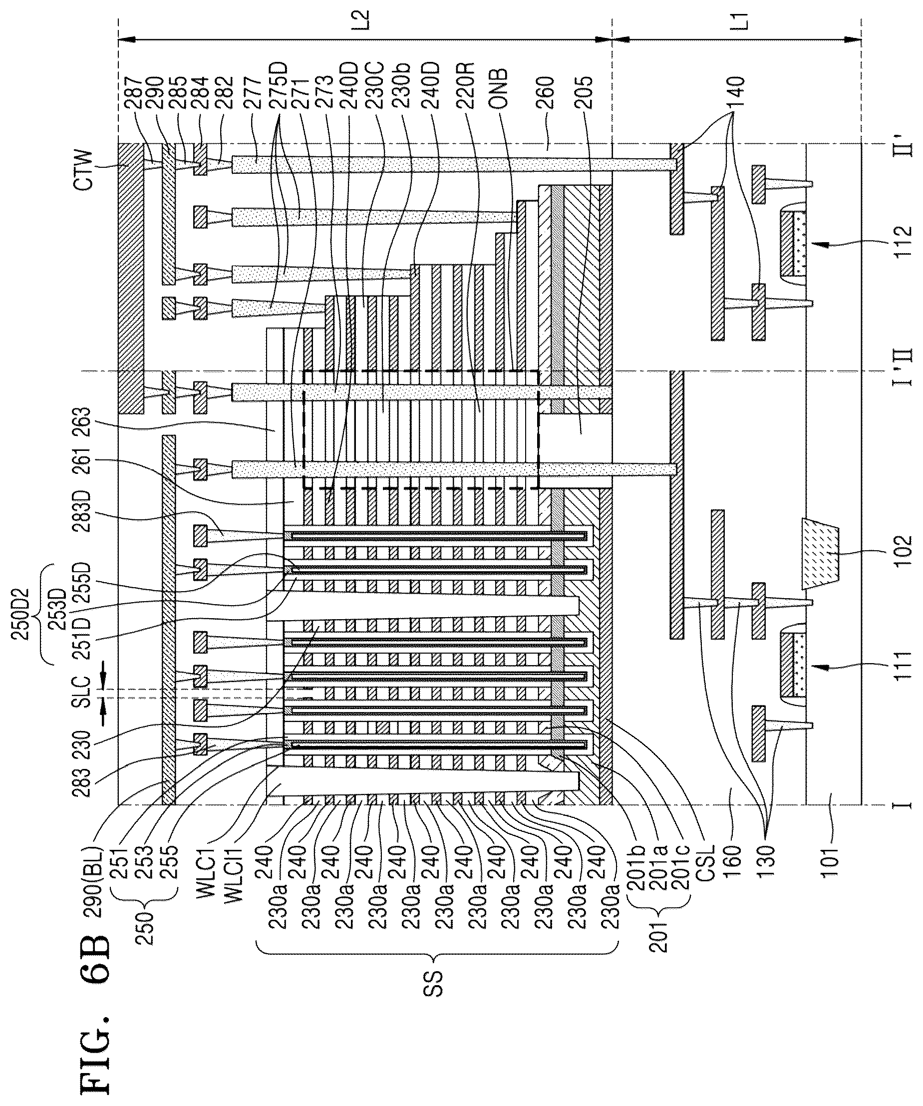Patent US12108599 Figure 8 – Semiconductor memory device and a method of manufacturing the same