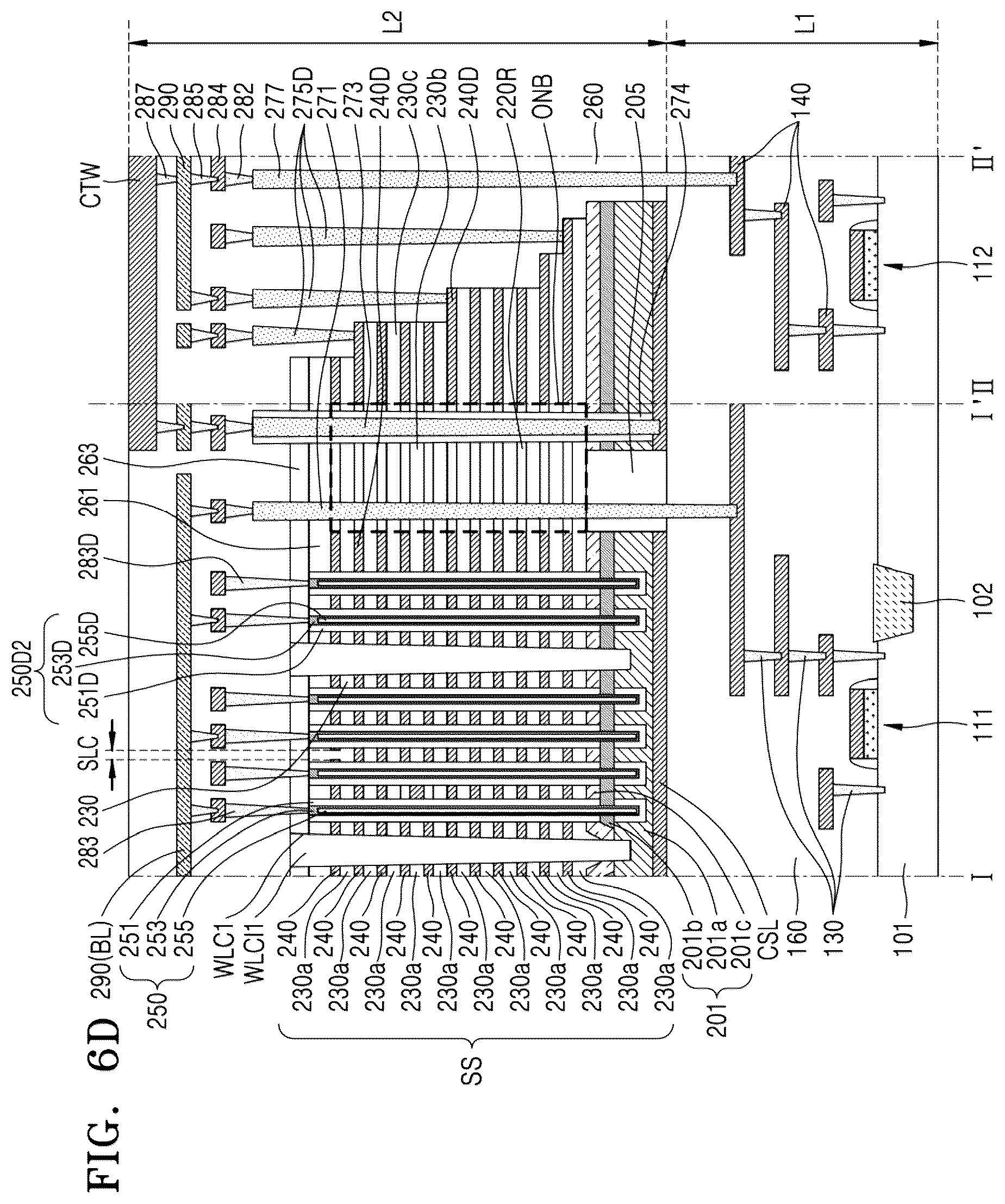 Patent US12108599 Figure 10 – Semiconductor memory device and a method of manufacturing the same