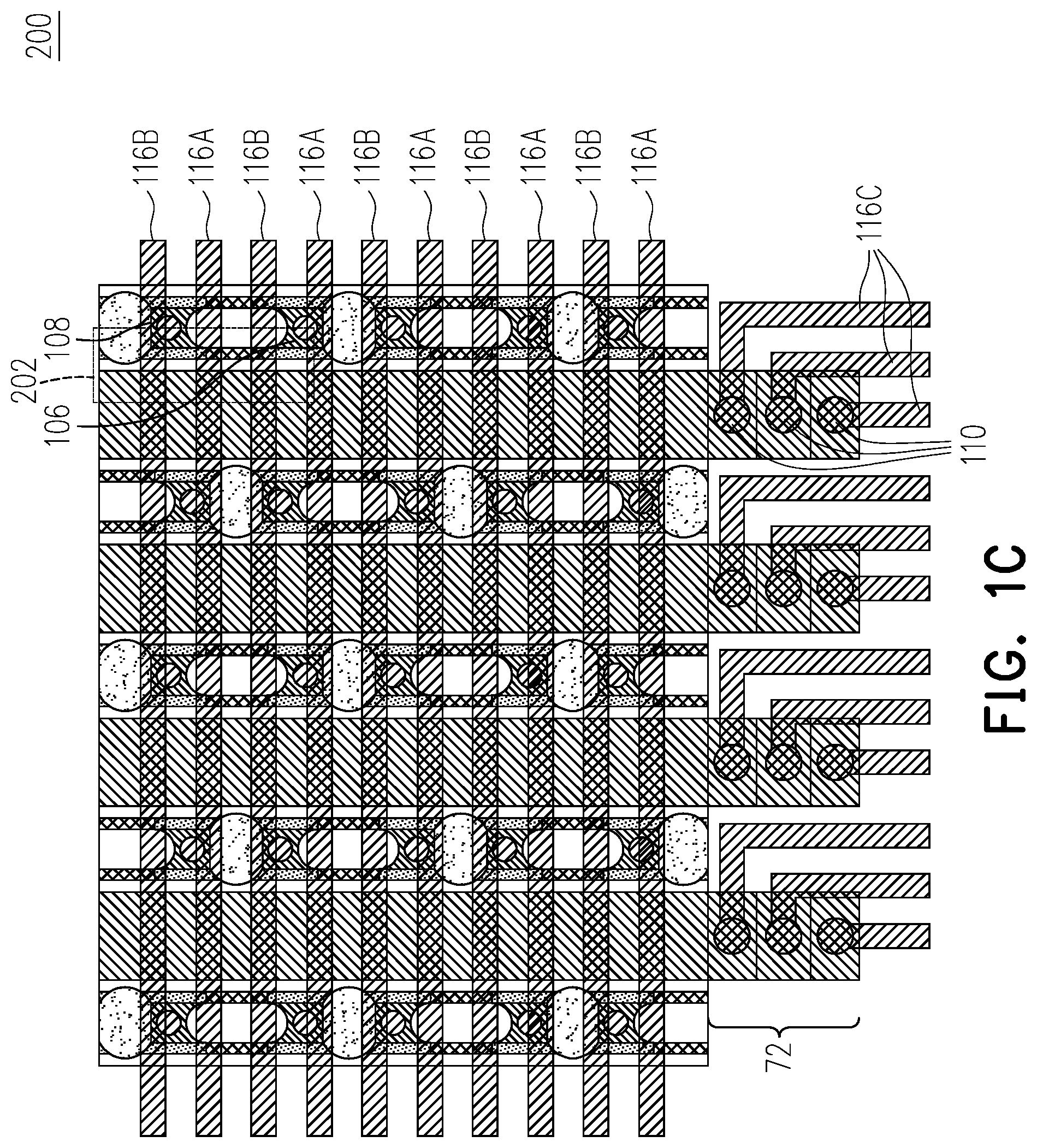 Patent US12108605 Figure 3 – Memory device and method of forming the same