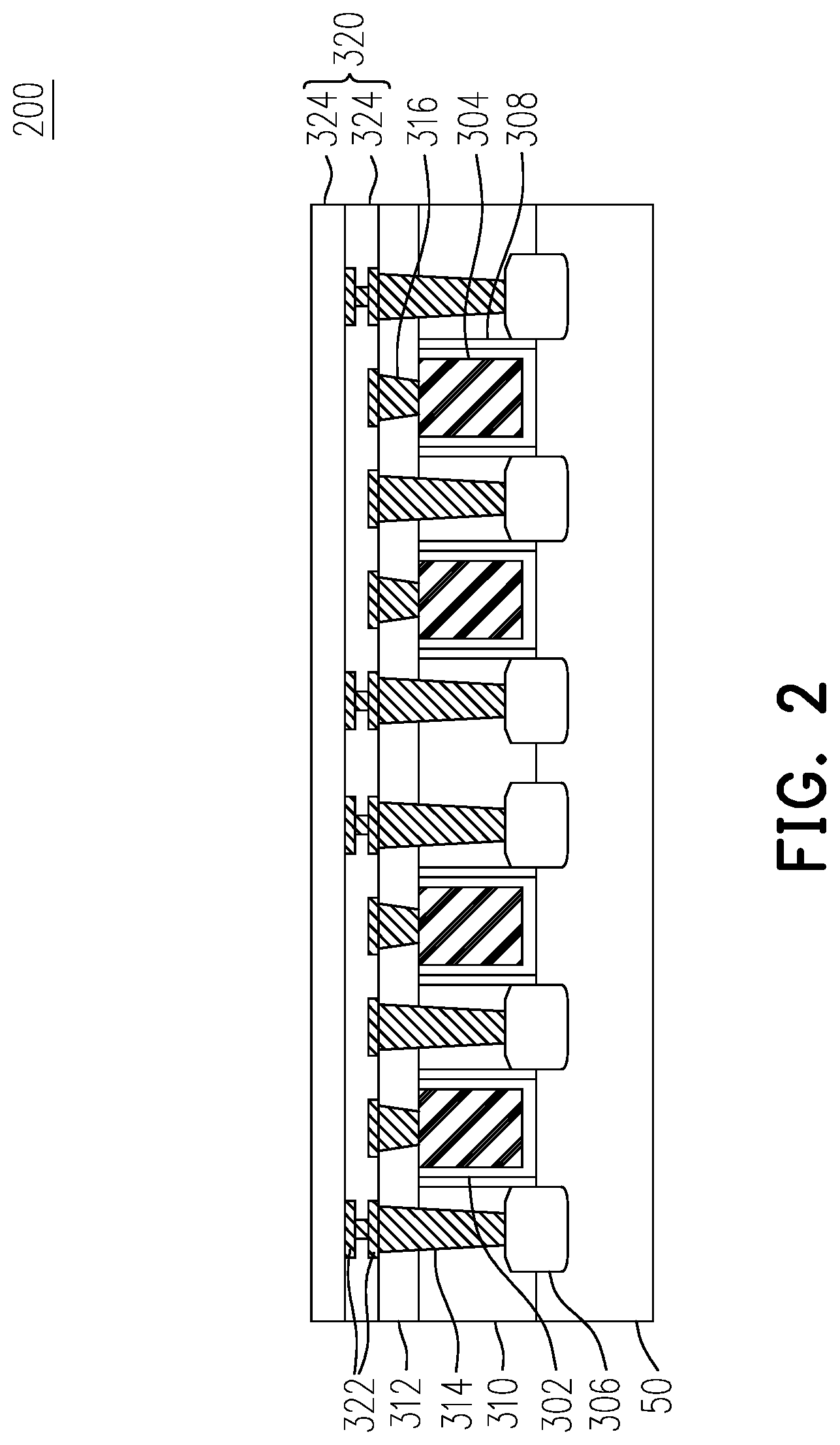 Patent US12108605 Figure 4 – Memory device and method of forming the same