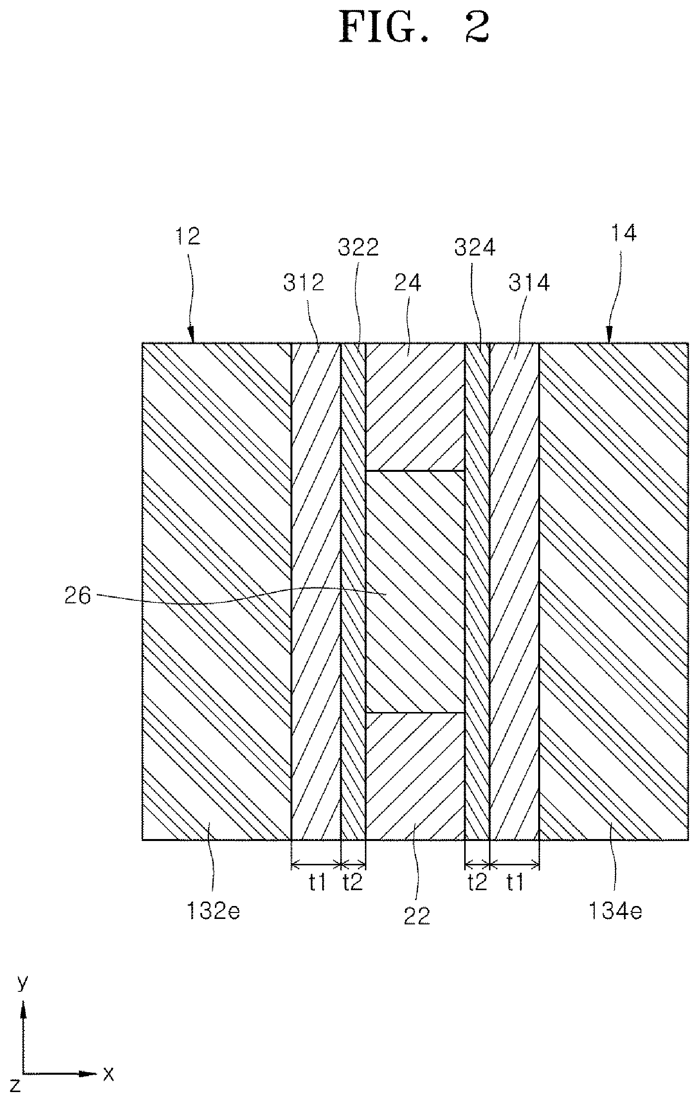 Patent US12108606 Figure 2 – Nonvolatile memory device having a ferroelectric layer