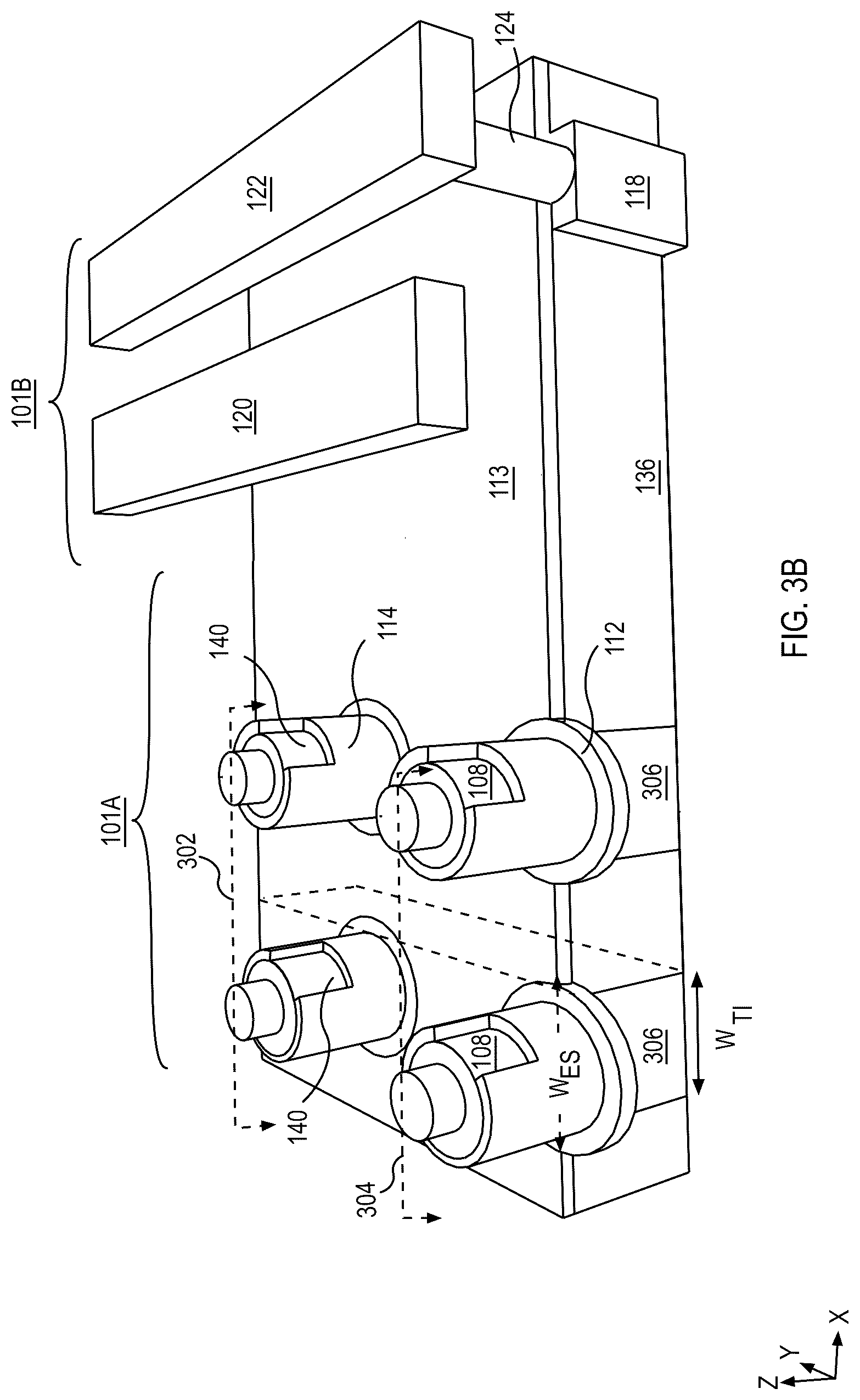 Patent US12108607 Figure 6 – Devices with continuous electrode plate and methods of fabrication
