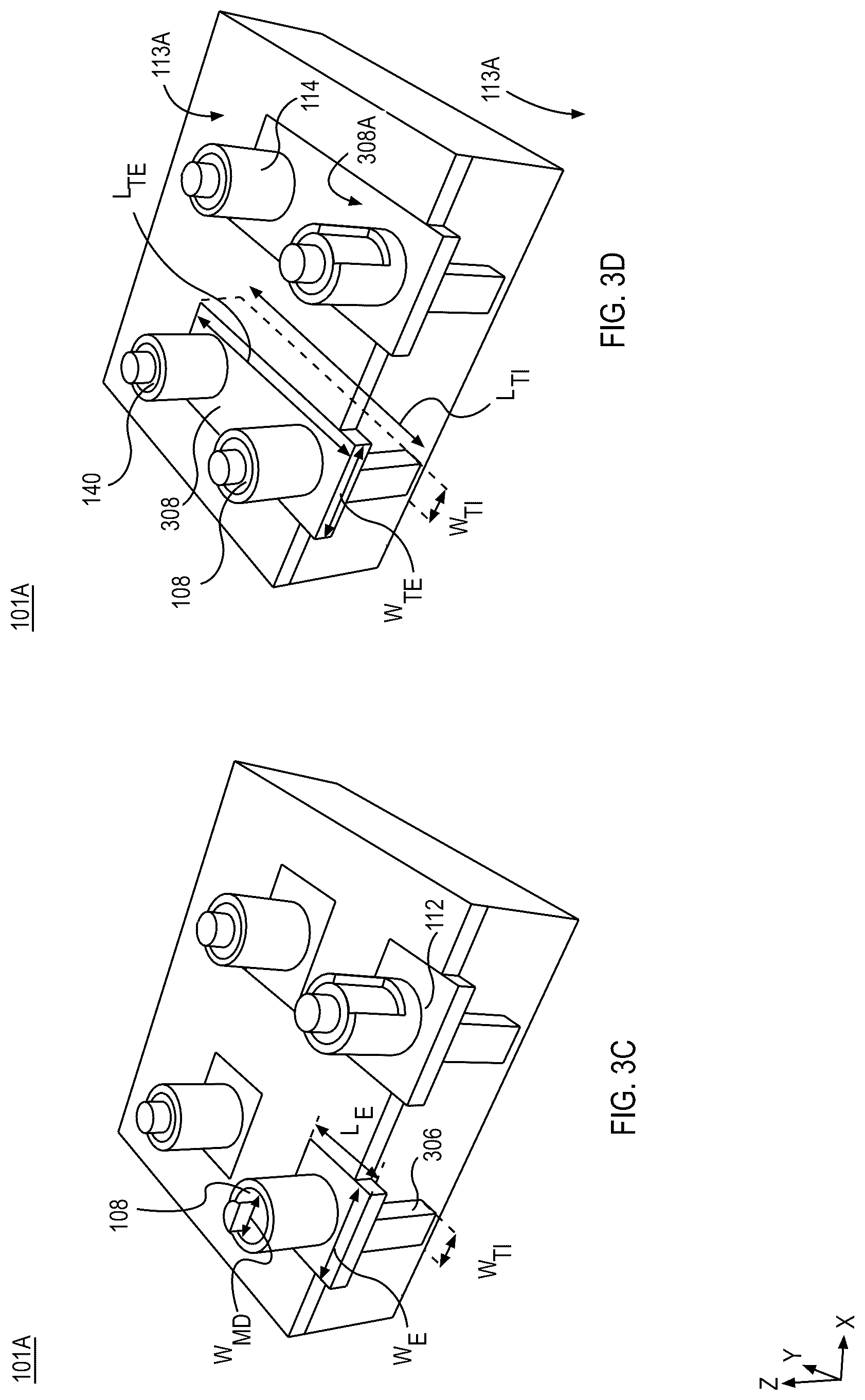 Patent US12108607 Figure 7 – Devices with continuous electrode plate and methods of fabrication