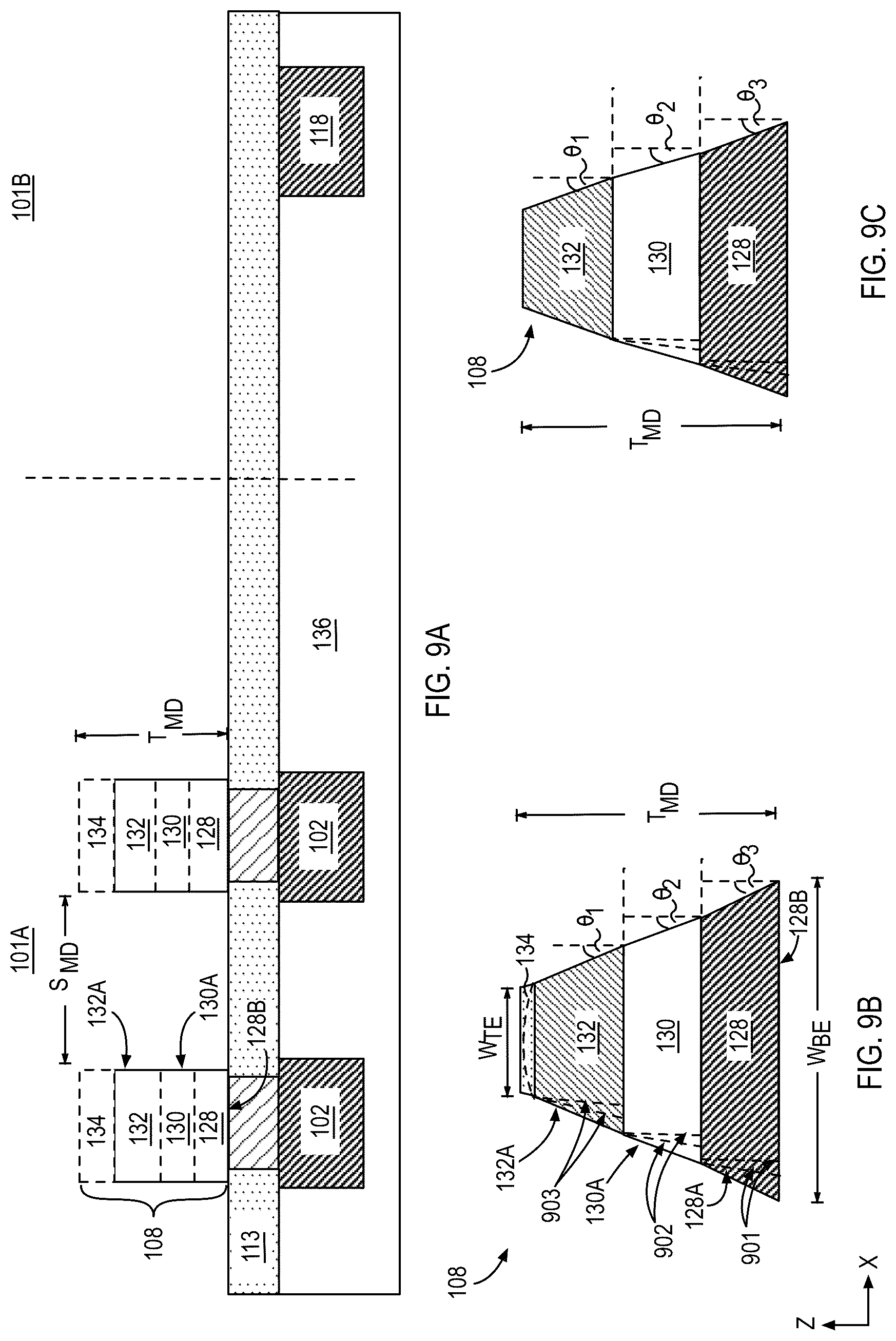Patent US12108607 Figure 15 – Devices with continuous electrode plate and methods of fabrication