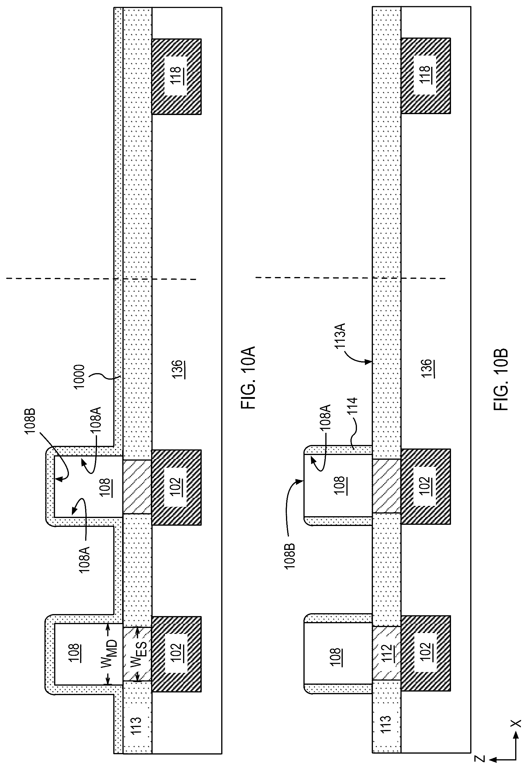 Patent US12108607 Figure 16 – Devices with continuous electrode plate and methods of fabrication