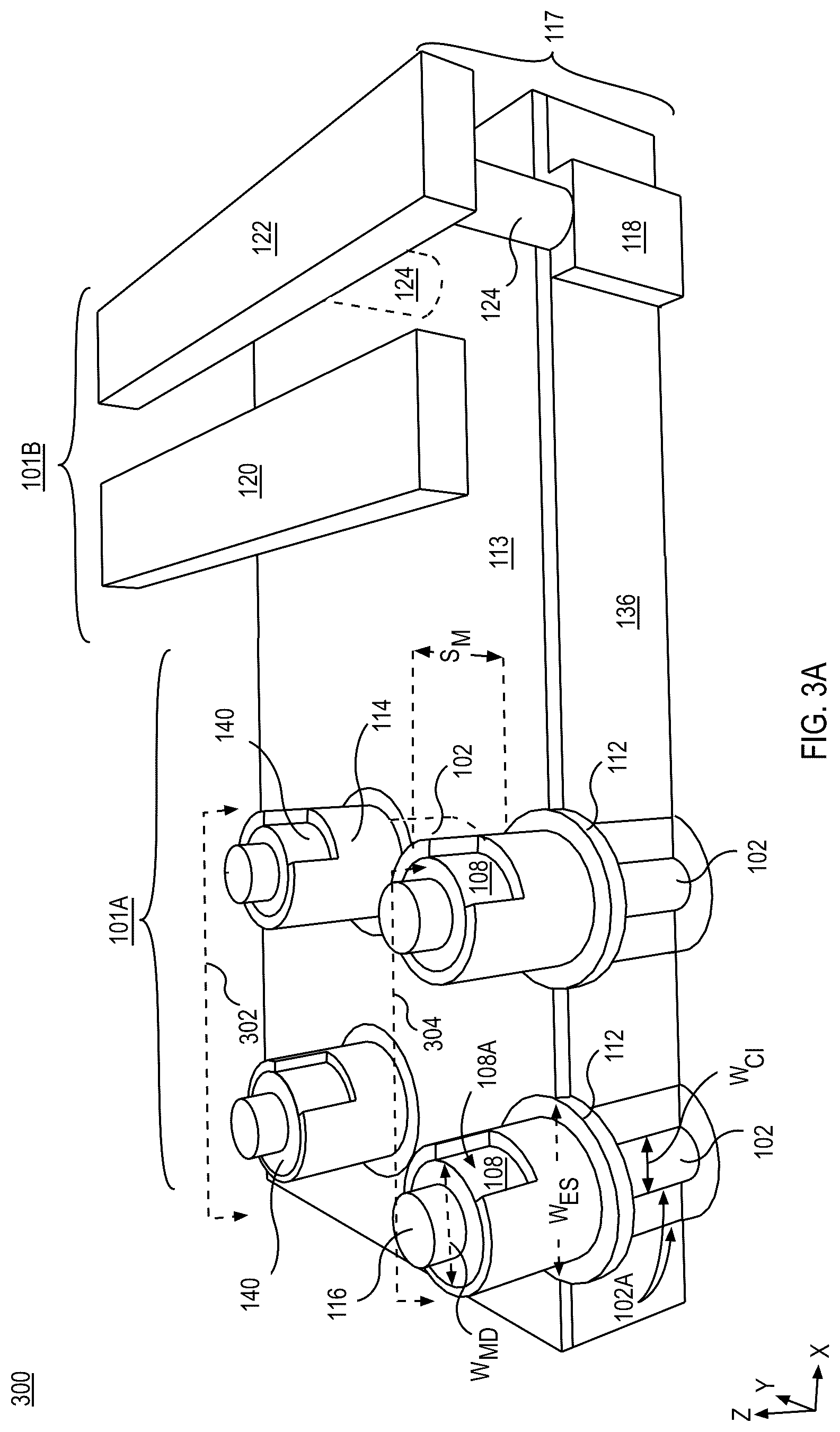 Patent US12108608 Figure 5 – Memory devices with dual encapsulation layers and methods of fabrication