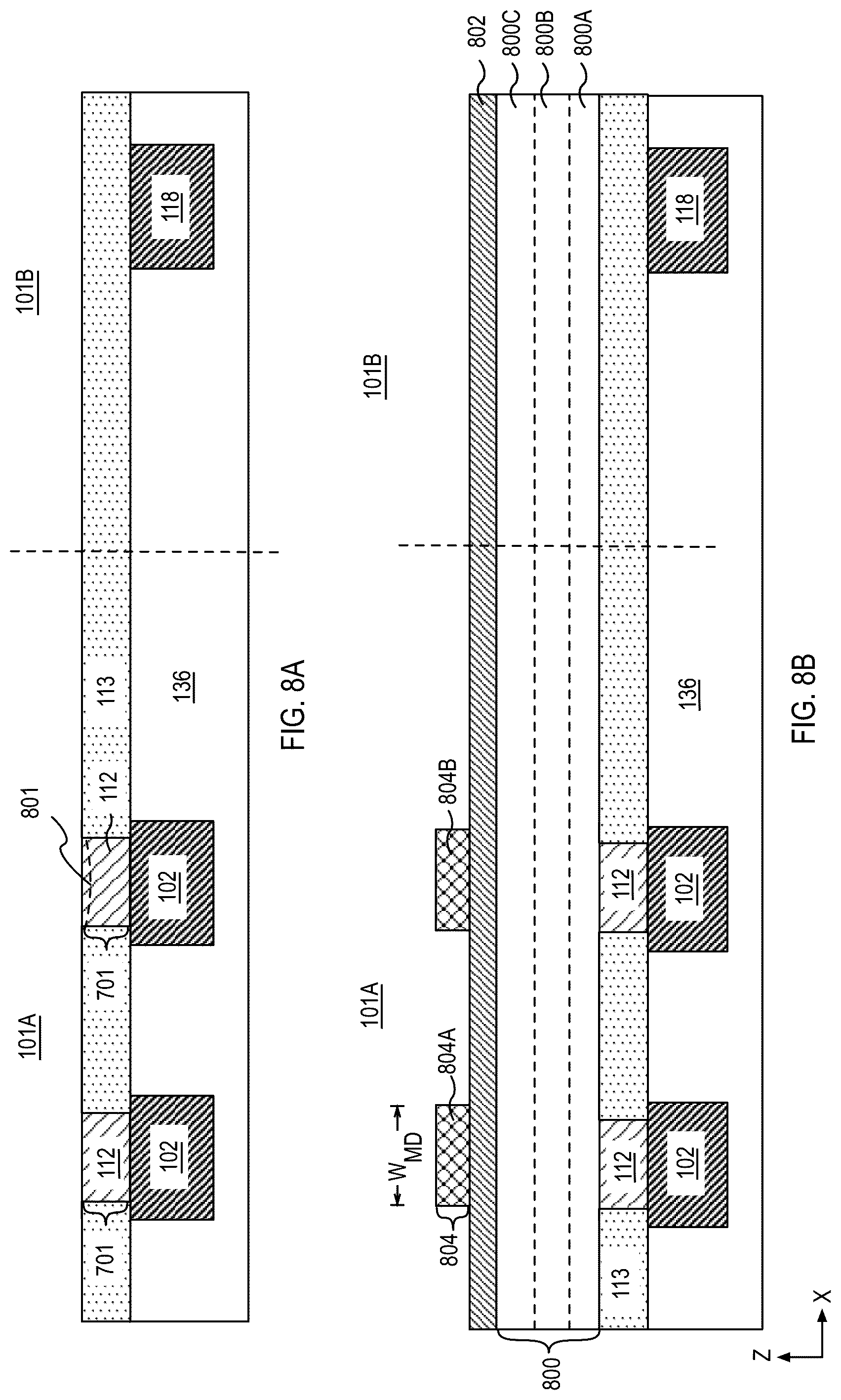 Patent US12108608 Figure 14 – Memory devices with dual encapsulation layers and methods of fabrication