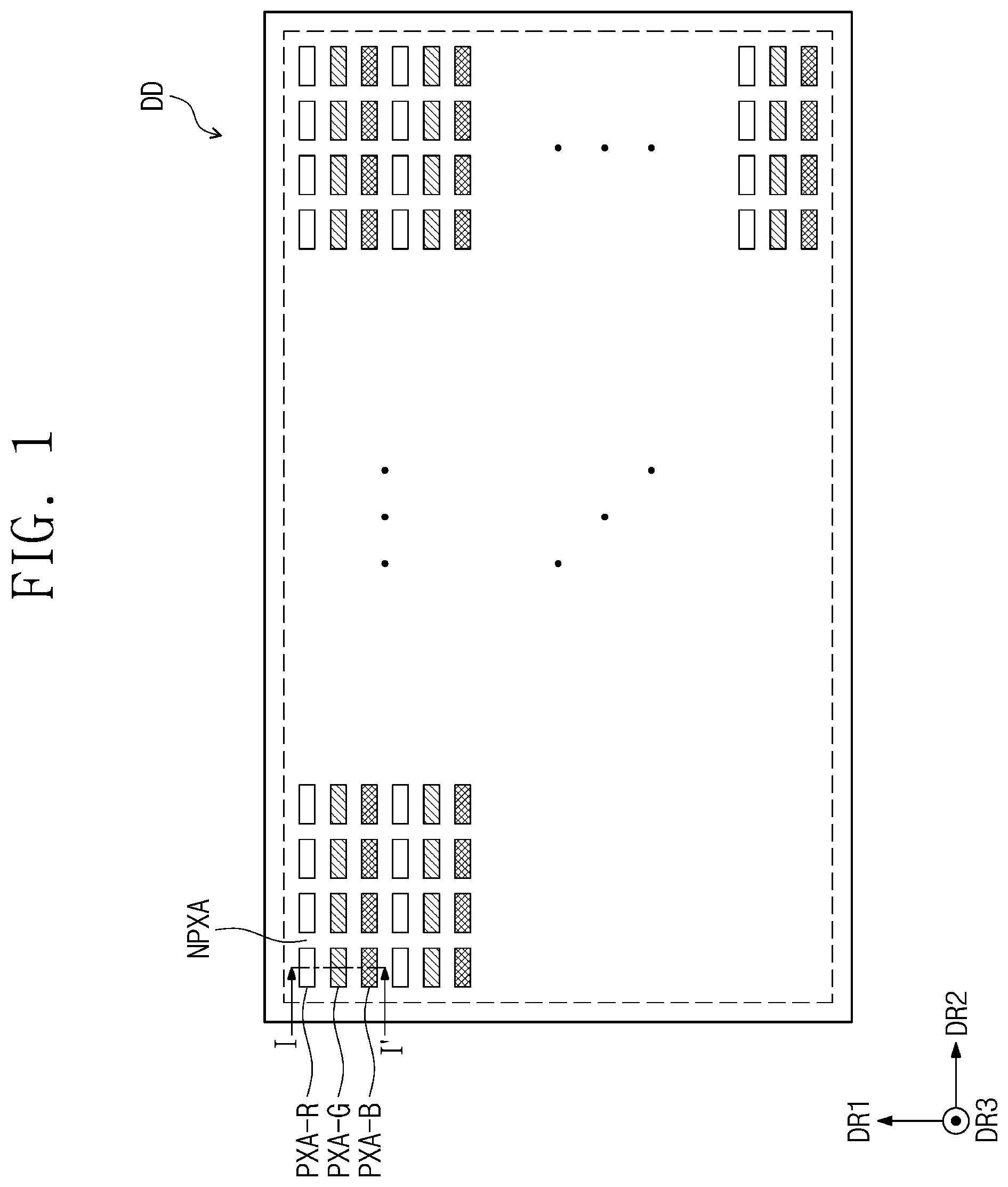 Patent US12108616 — Light emitting diode including a quantum dot complex, method of manufacturing the same and display device including the same — Figure 1