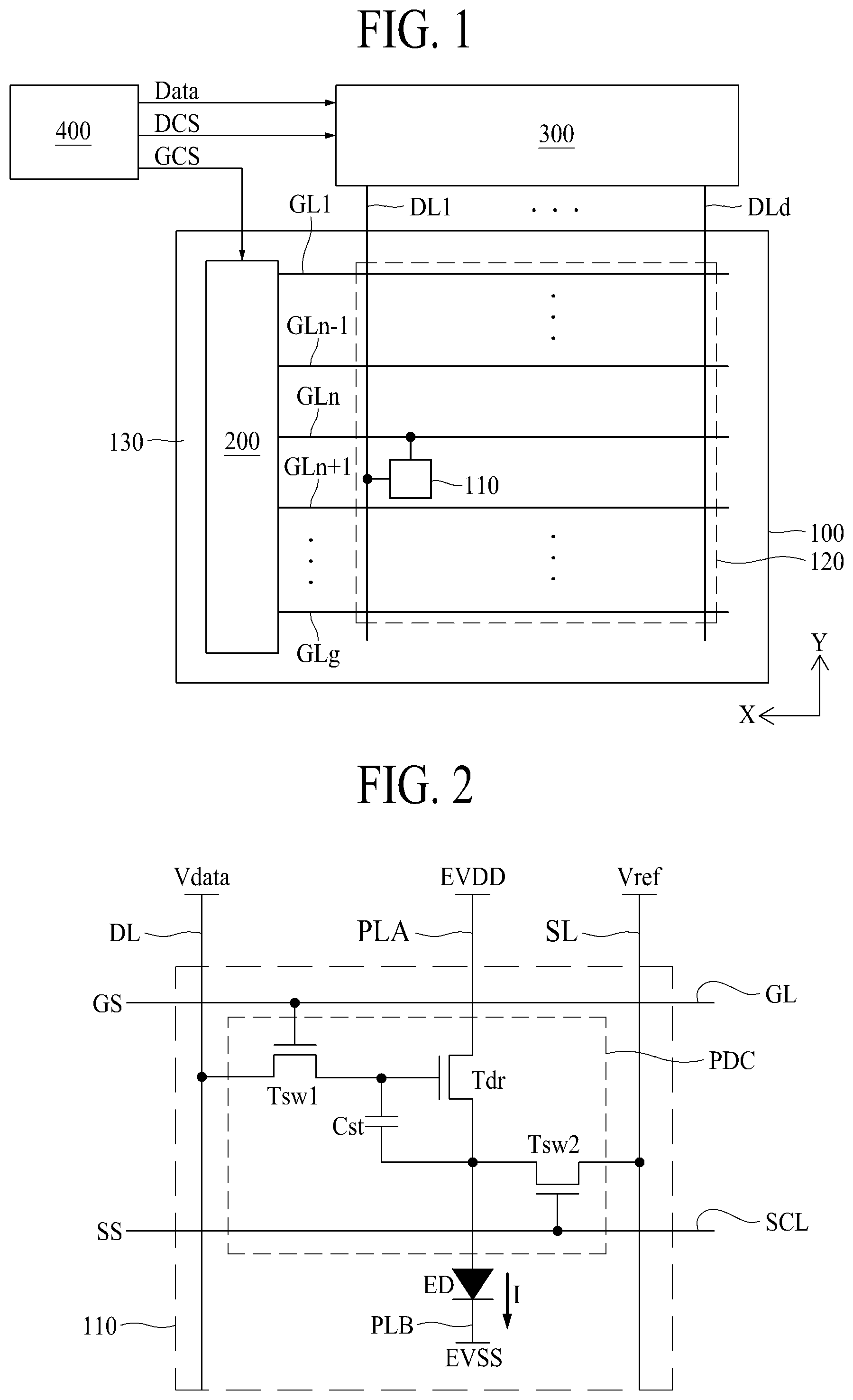 Patent US12108619 Figure 1 – Light emitting display panel and light emitting display apparatus including the same
