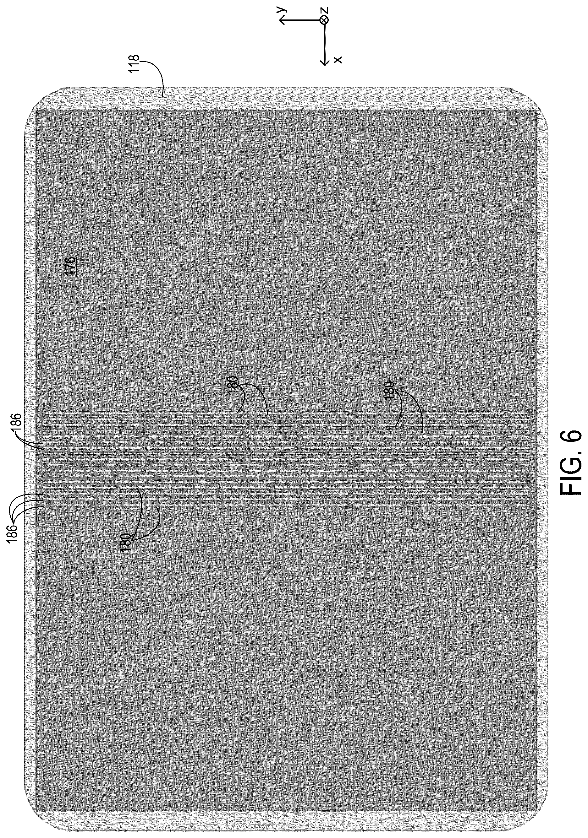 Patent US12108620 Figure 5 – Foldable display device with backplate slots