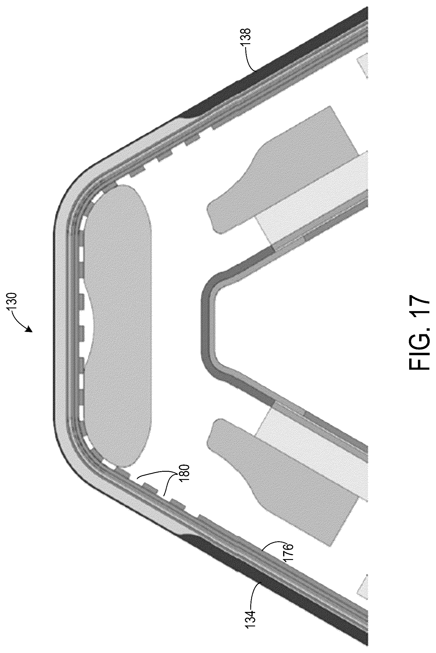 Patent US12108620 Figure 11 – Foldable display device with backplate slots