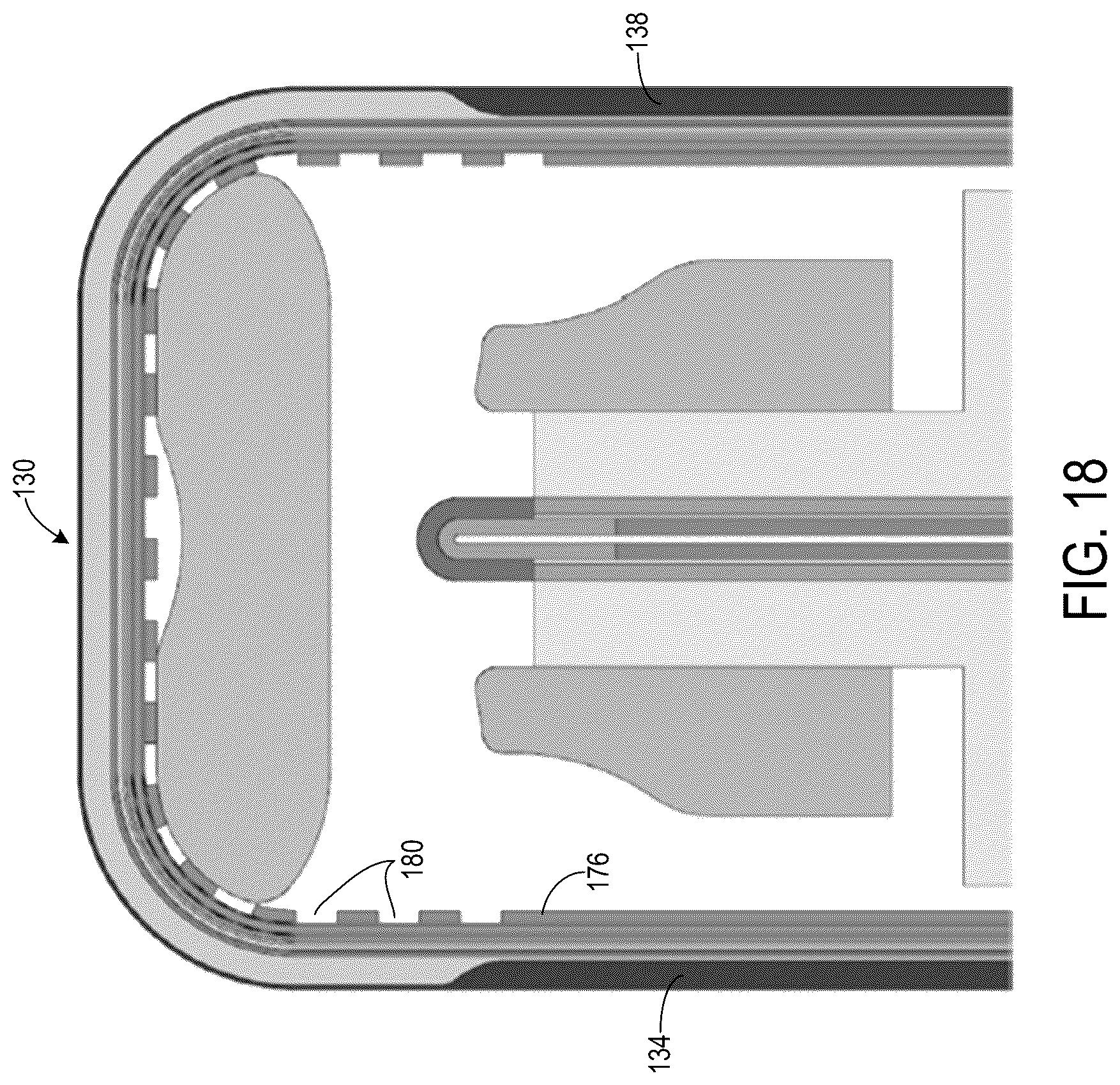 Patent US12108620 Figure 12 – Foldable display device with backplate slots