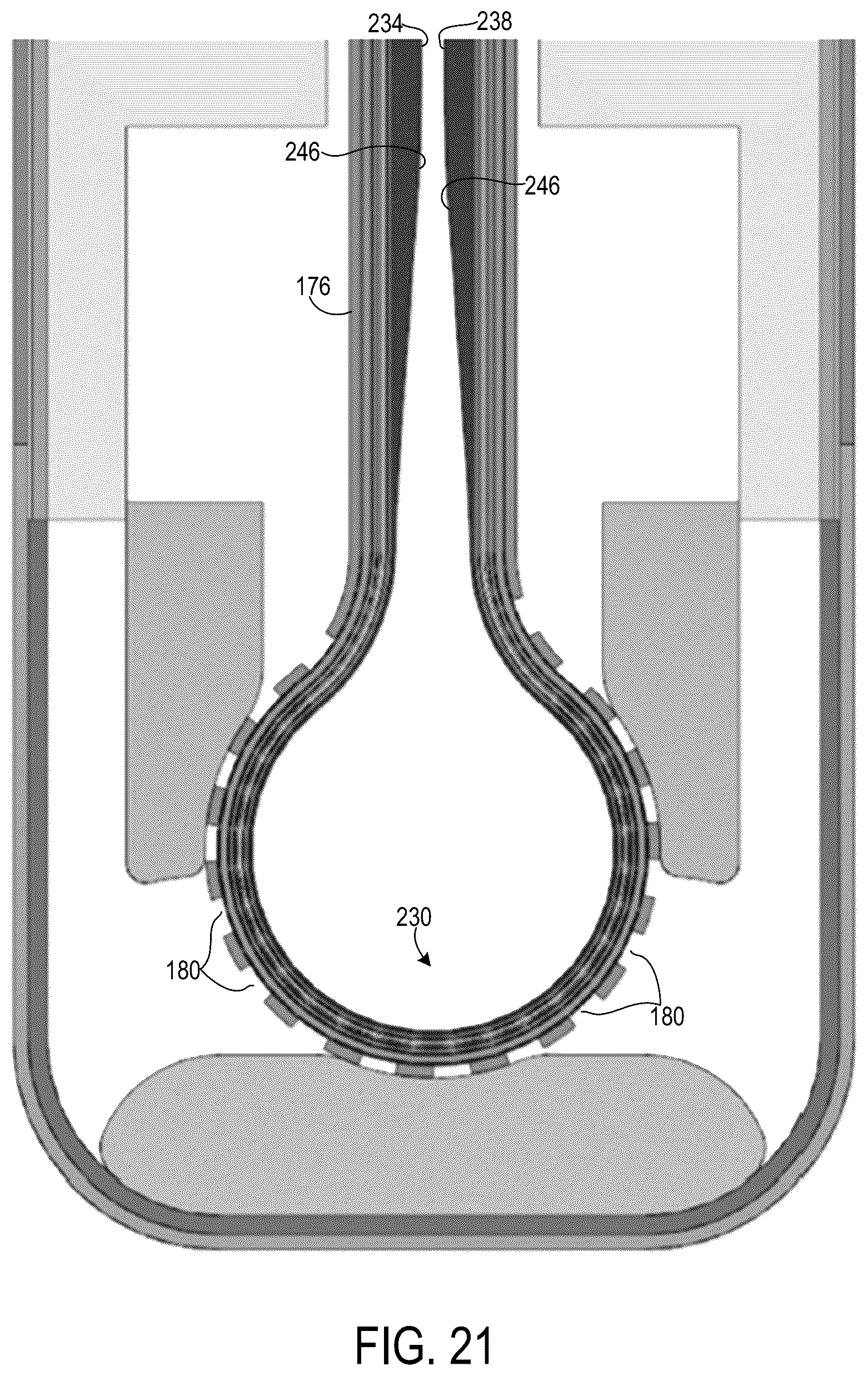 Patent US12108620 Figure 15 – Foldable display device with backplate slots