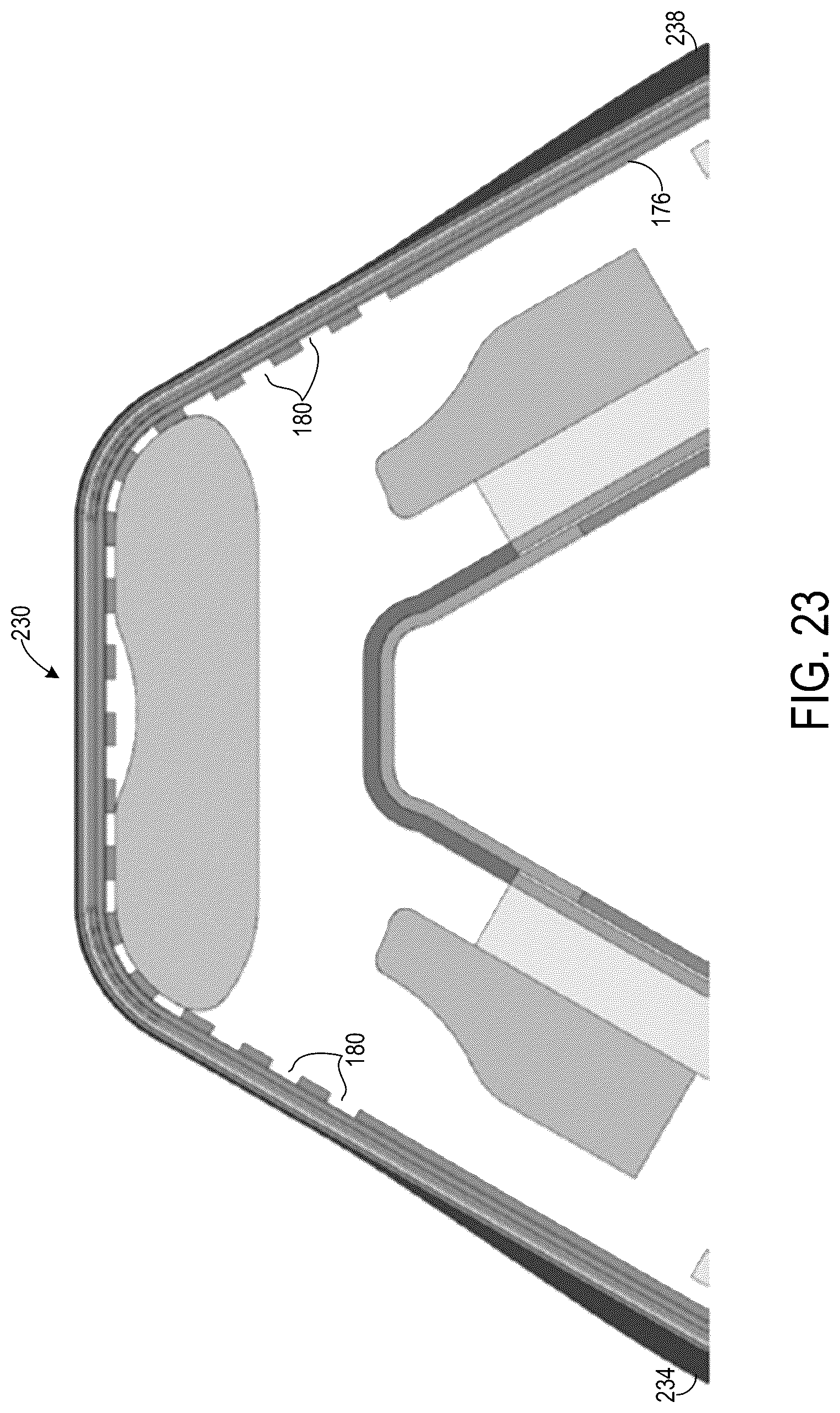 Patent US12108620 Figure 17 – Foldable display device with backplate slots