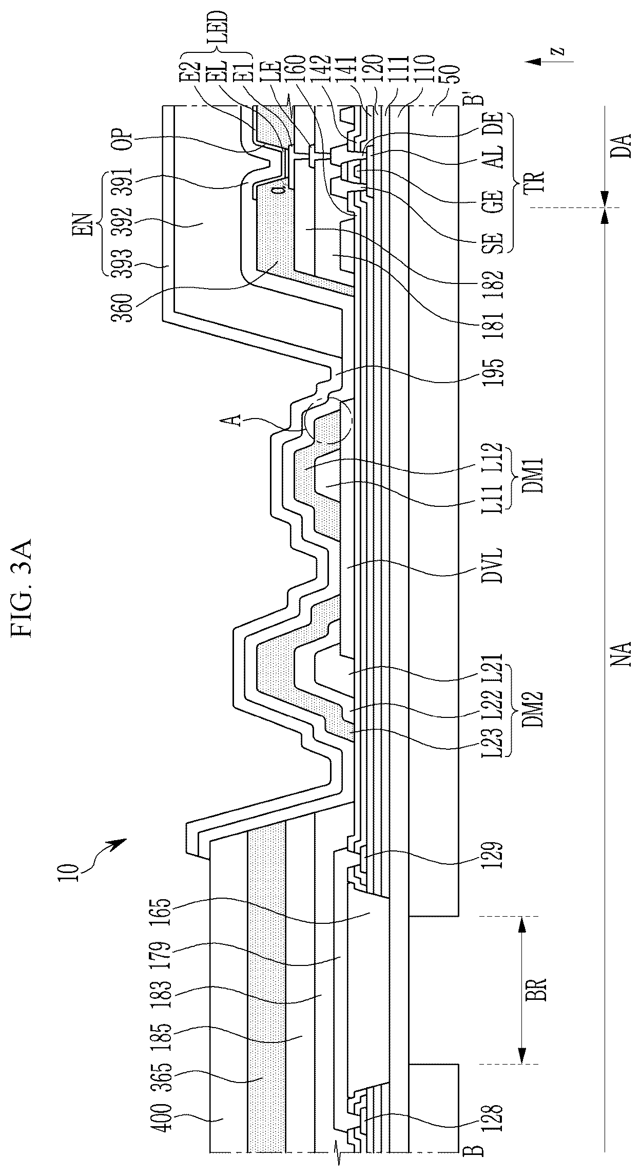 Patent US12108621 Figure 3 – Display device