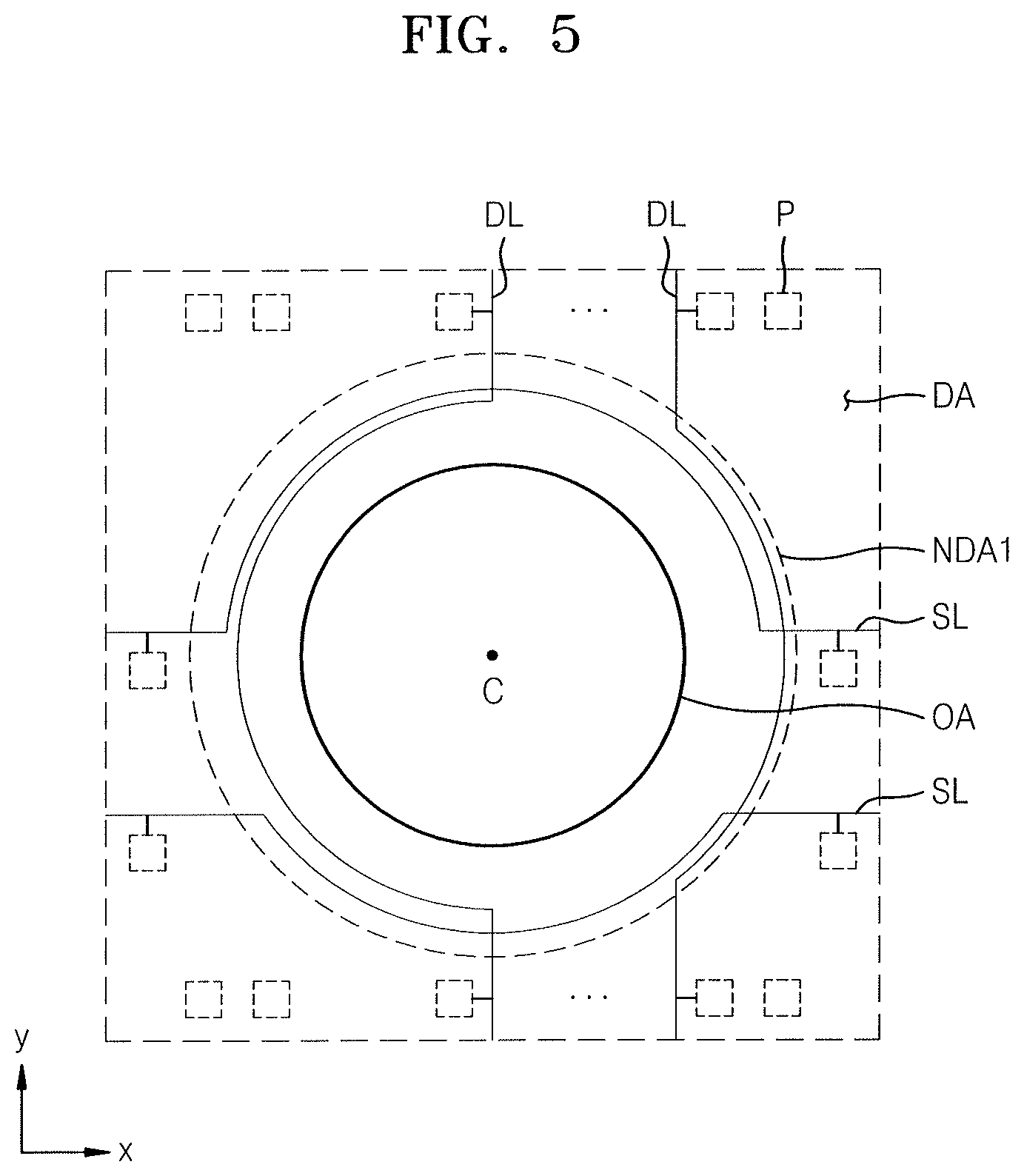 Patent US12108623 Figure 5 – Display panel