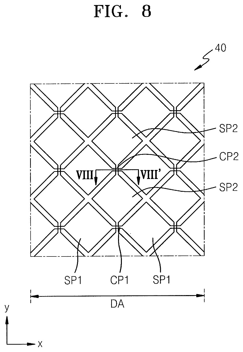 Patent US12108623 Figure 8 – Display panel