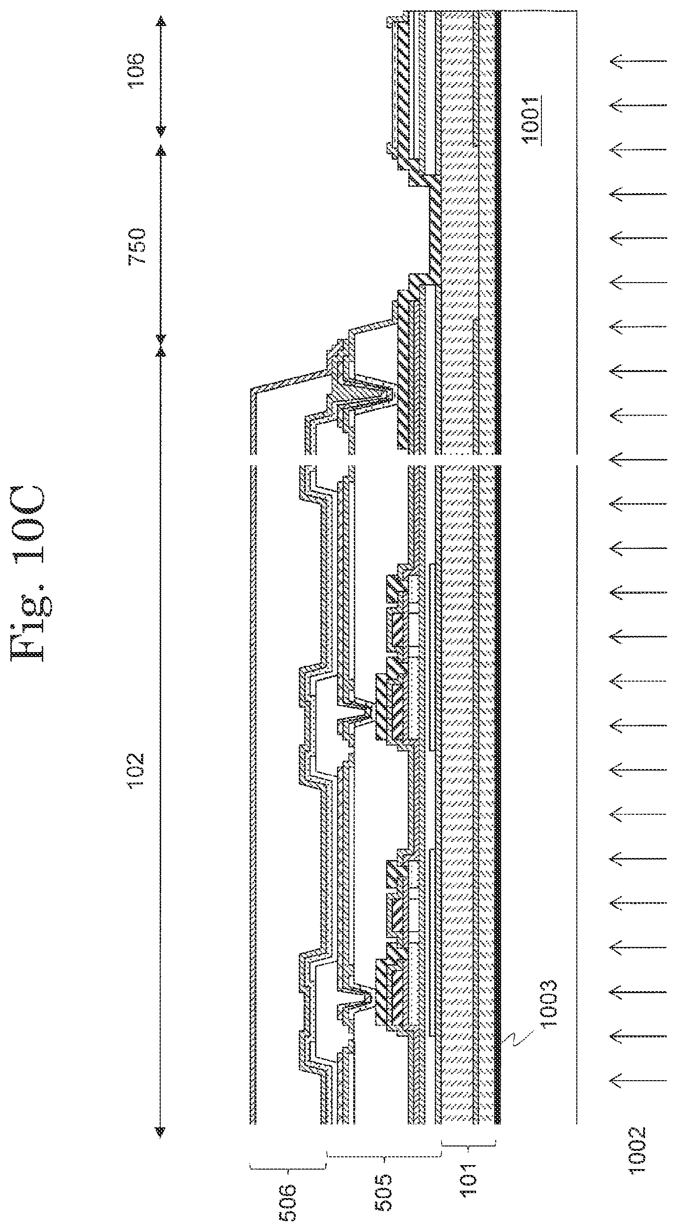 Patent US12108624 Figure 14 – Display device including bending region including laminated first and second resin layers
