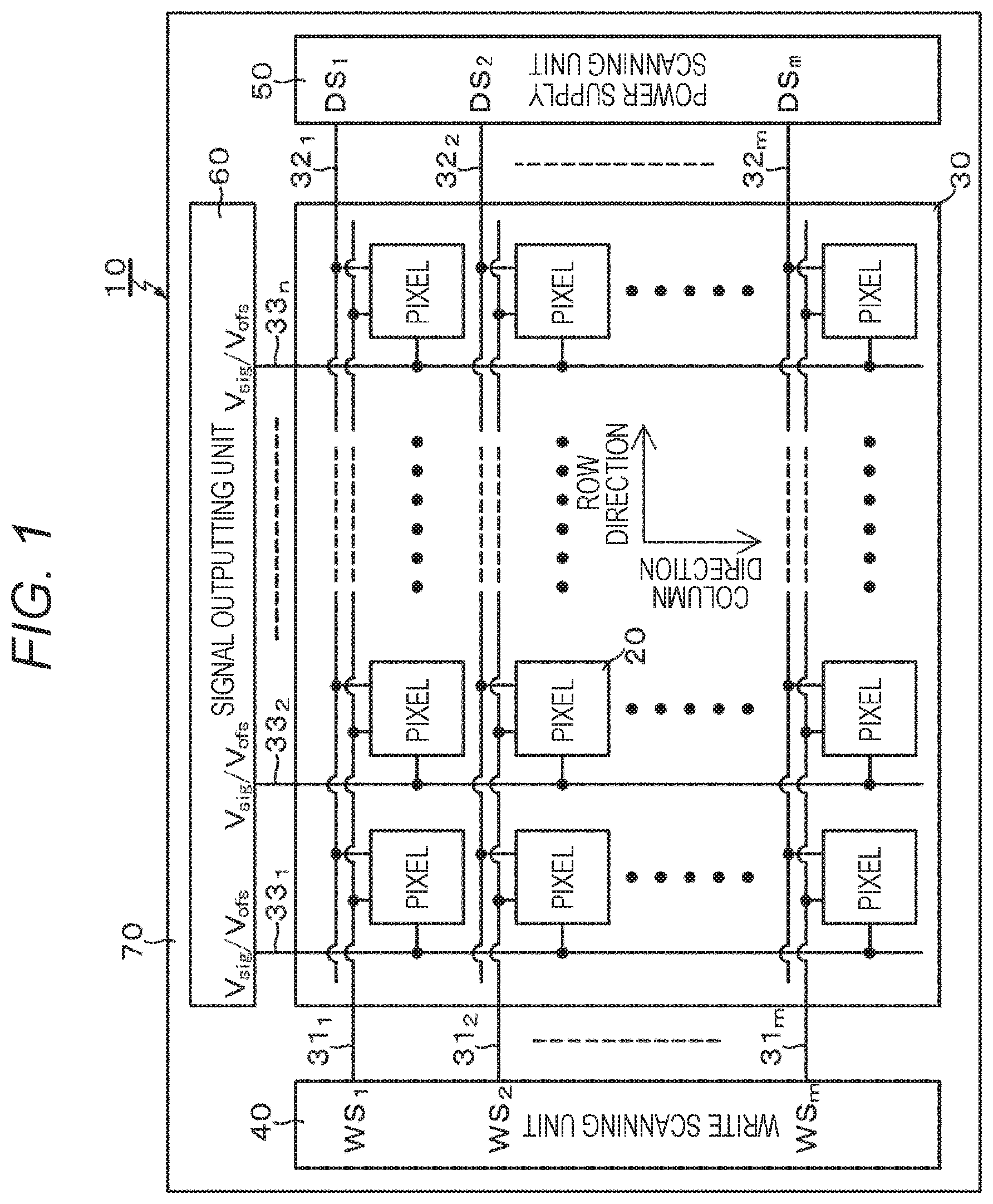 Patent US12108625 Figure 1 – Display device, method of manufacturing display device, and electronic device