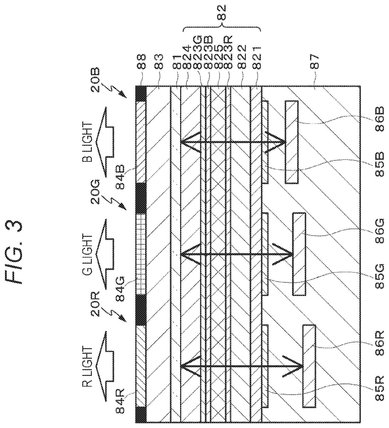 Patent US12108625 Figure 3 – Display device, method of manufacturing display device, and electronic device