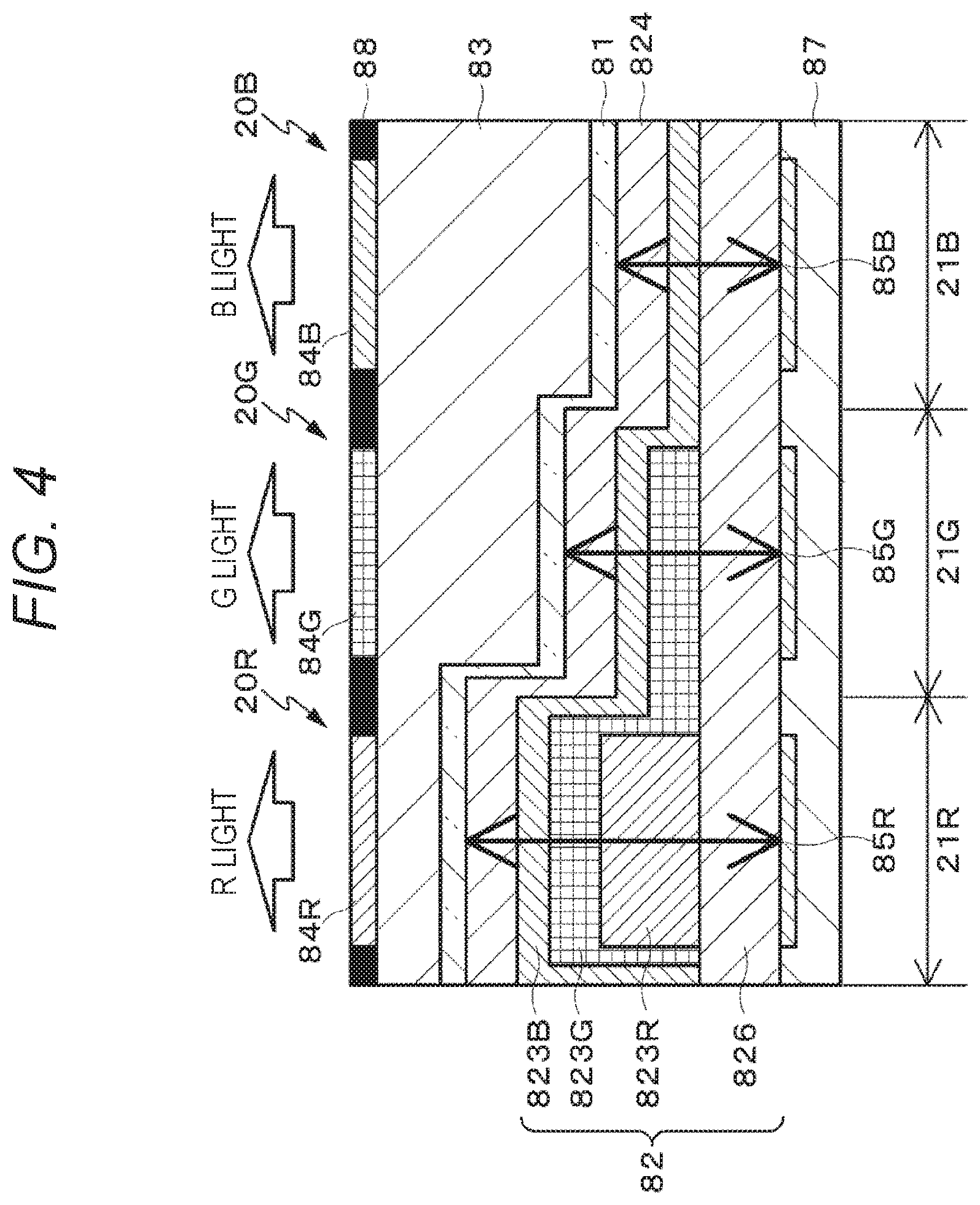 Patent US12108625 Figure 4 – Display device, method of manufacturing display device, and electronic device